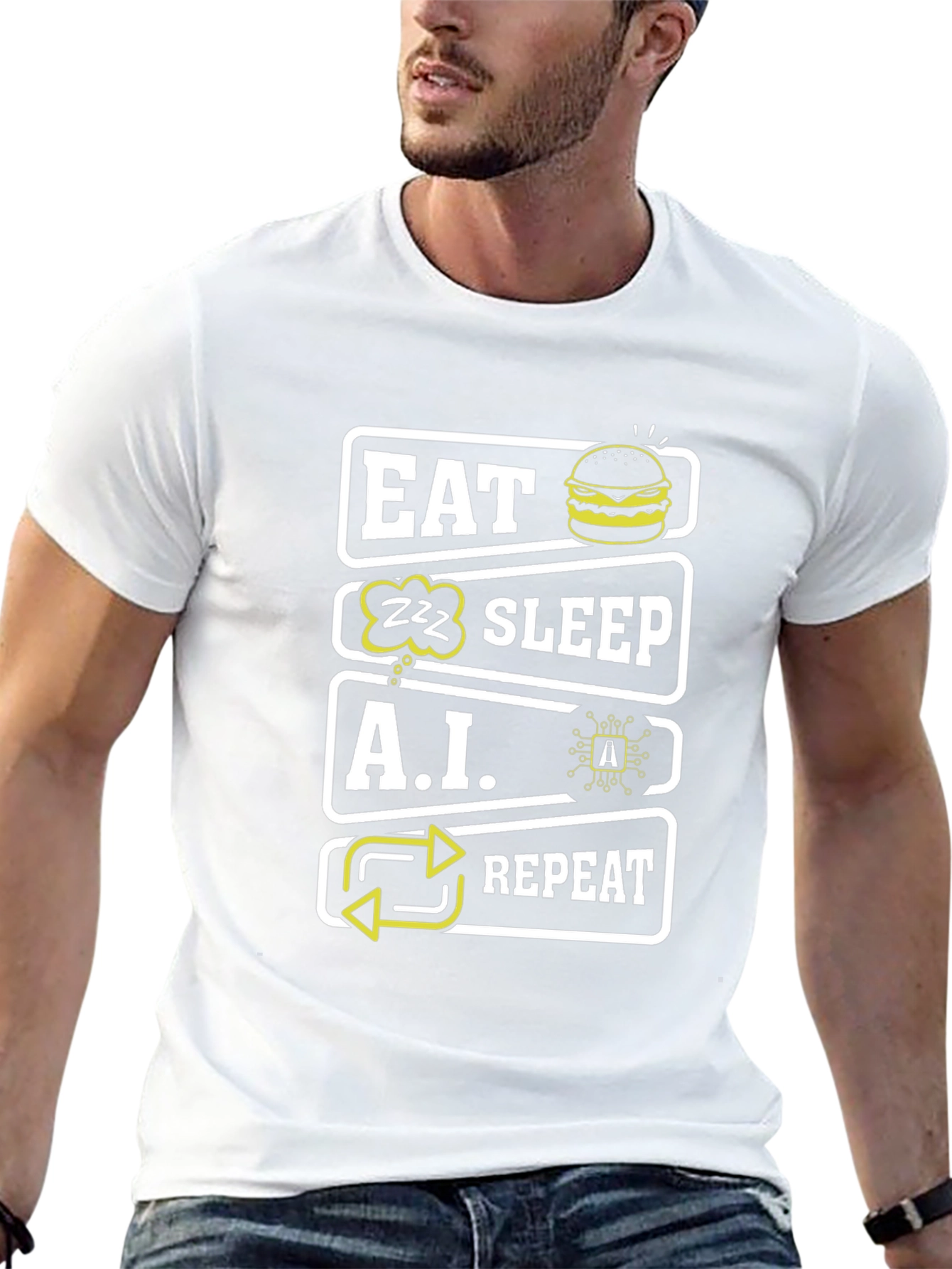 Eat Sleep A.I. Repeat T-Shirt