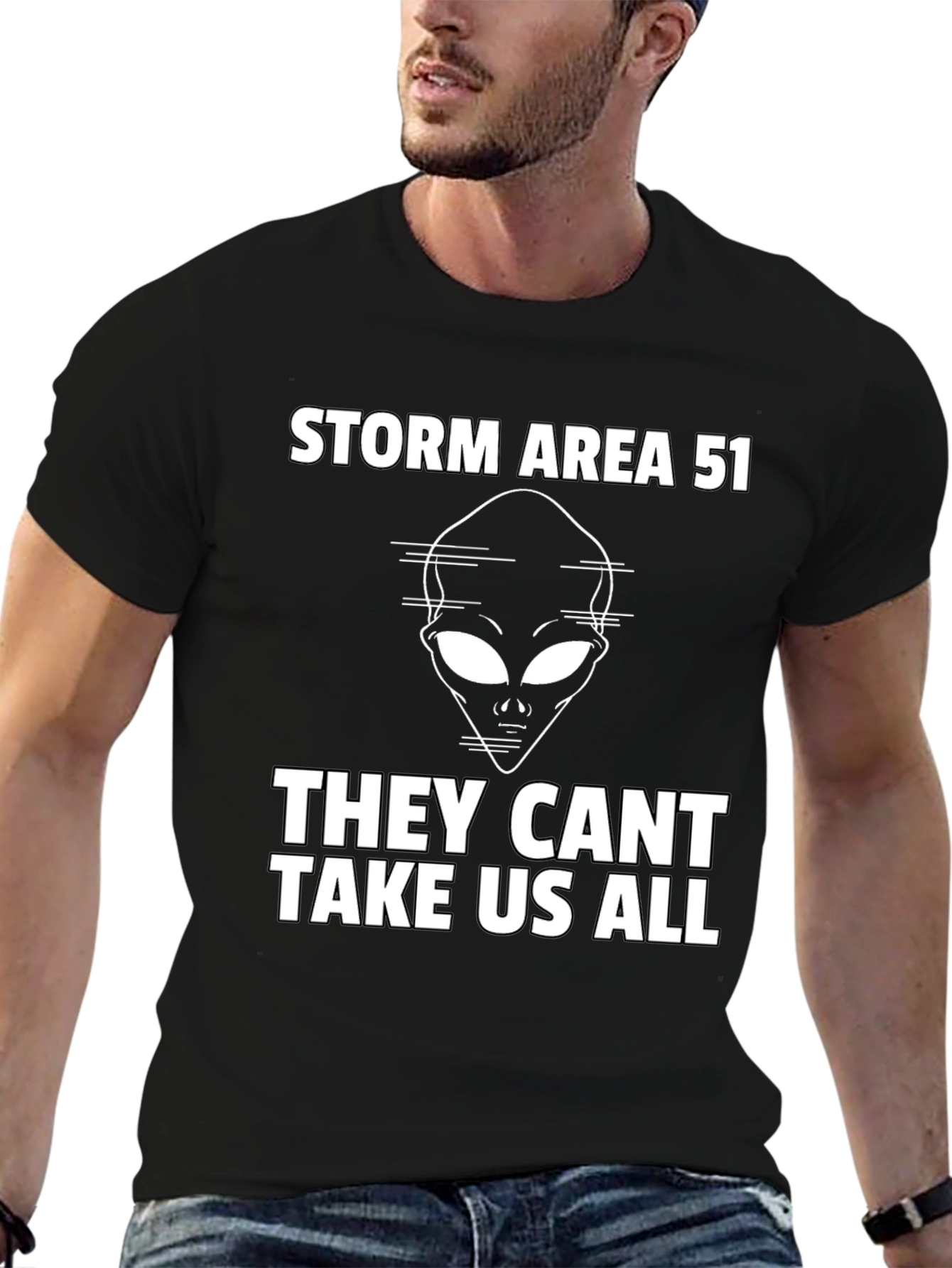 Storm Area 51 Alien Graphic T-Shirt