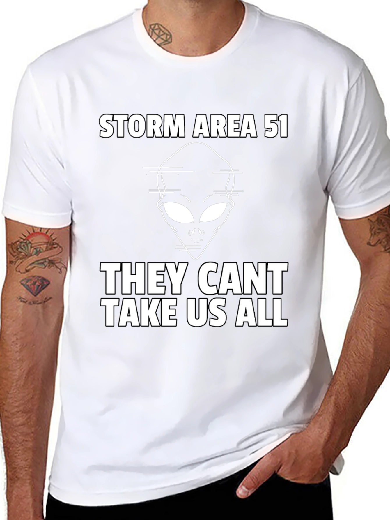 Storm Area 51 Alien Graphic T-Shirt