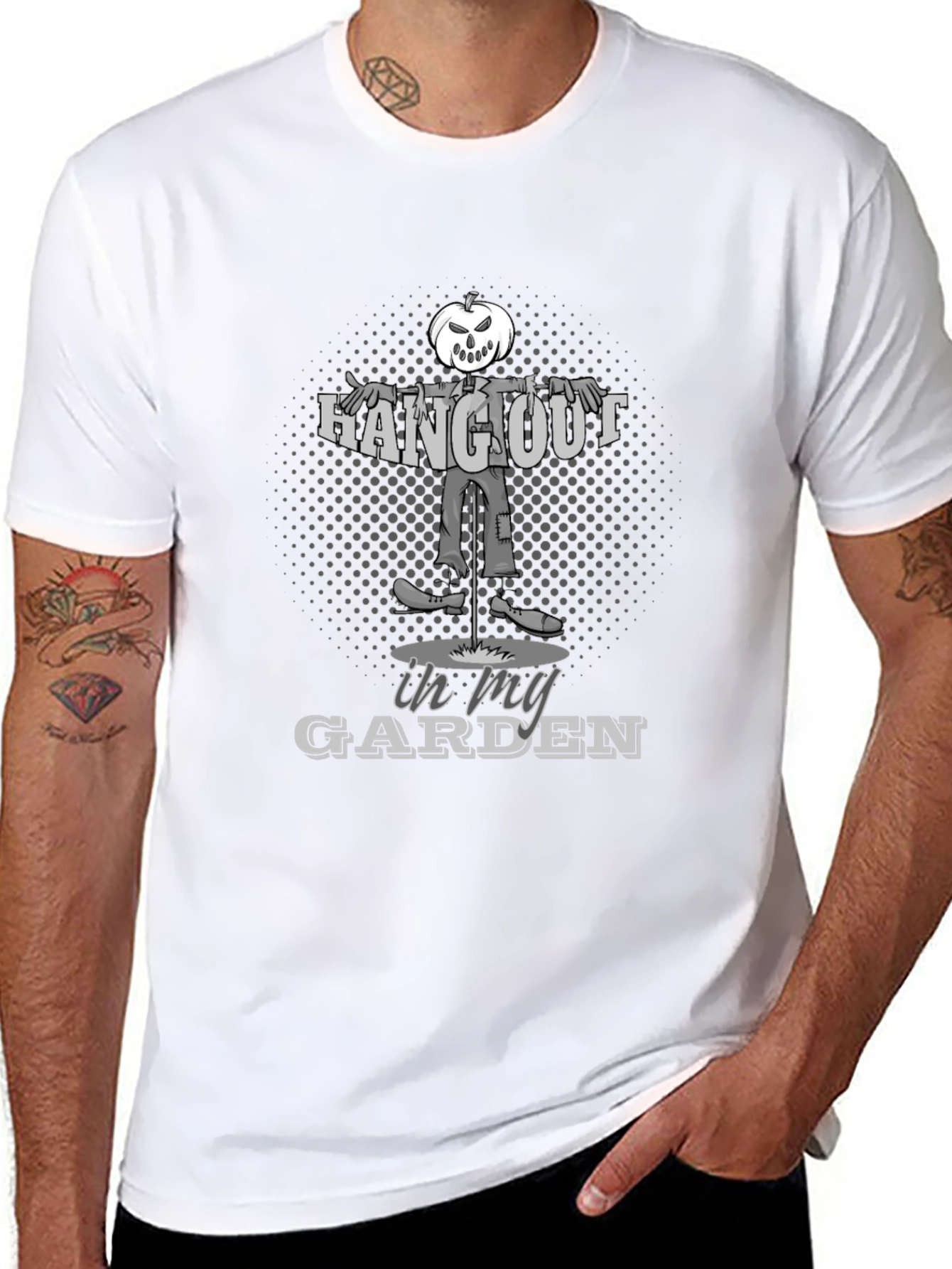 Halloween Scarecrow Garden T-Shirt