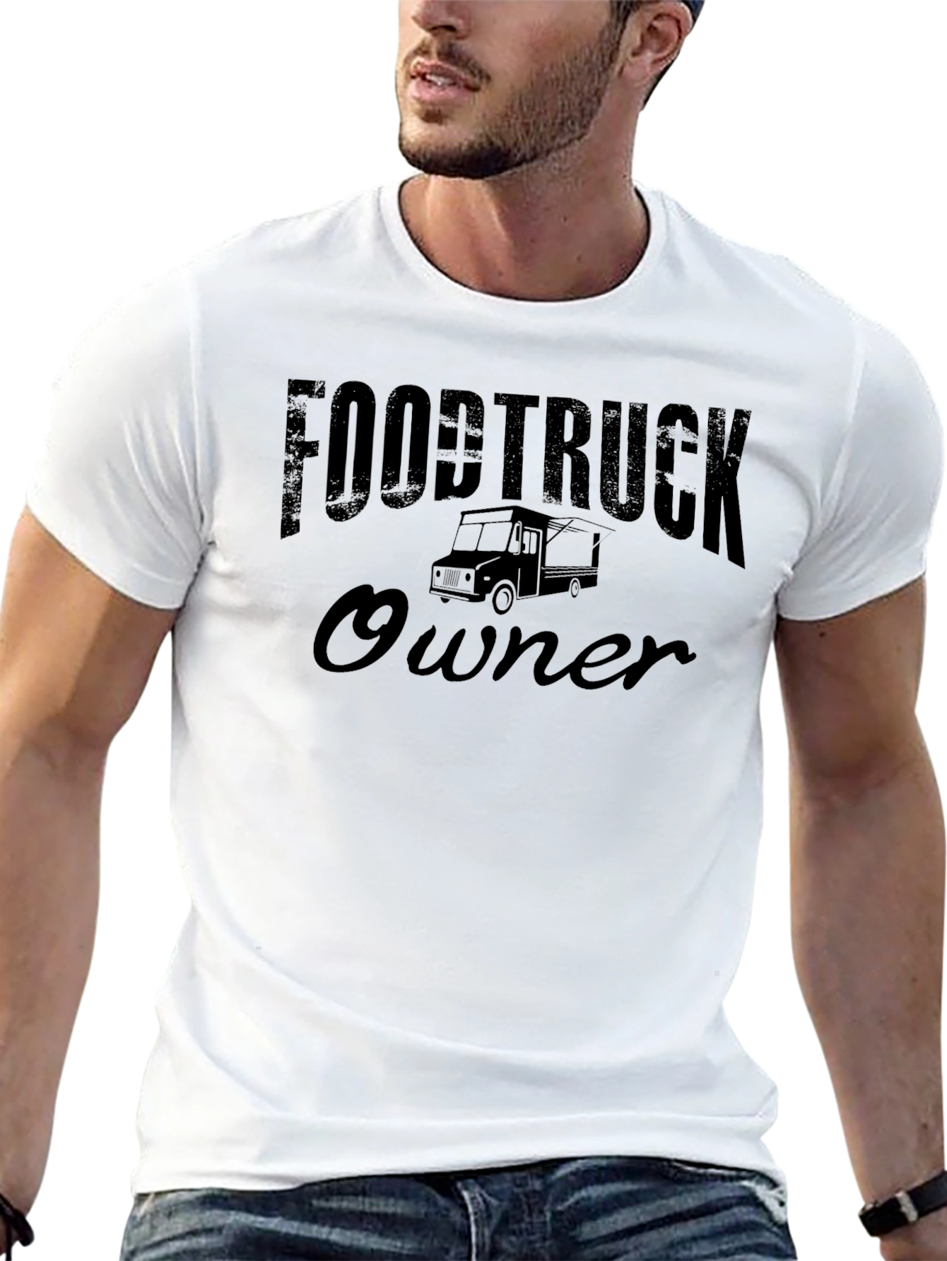 Food Truck Owner Graphic Tee - Black