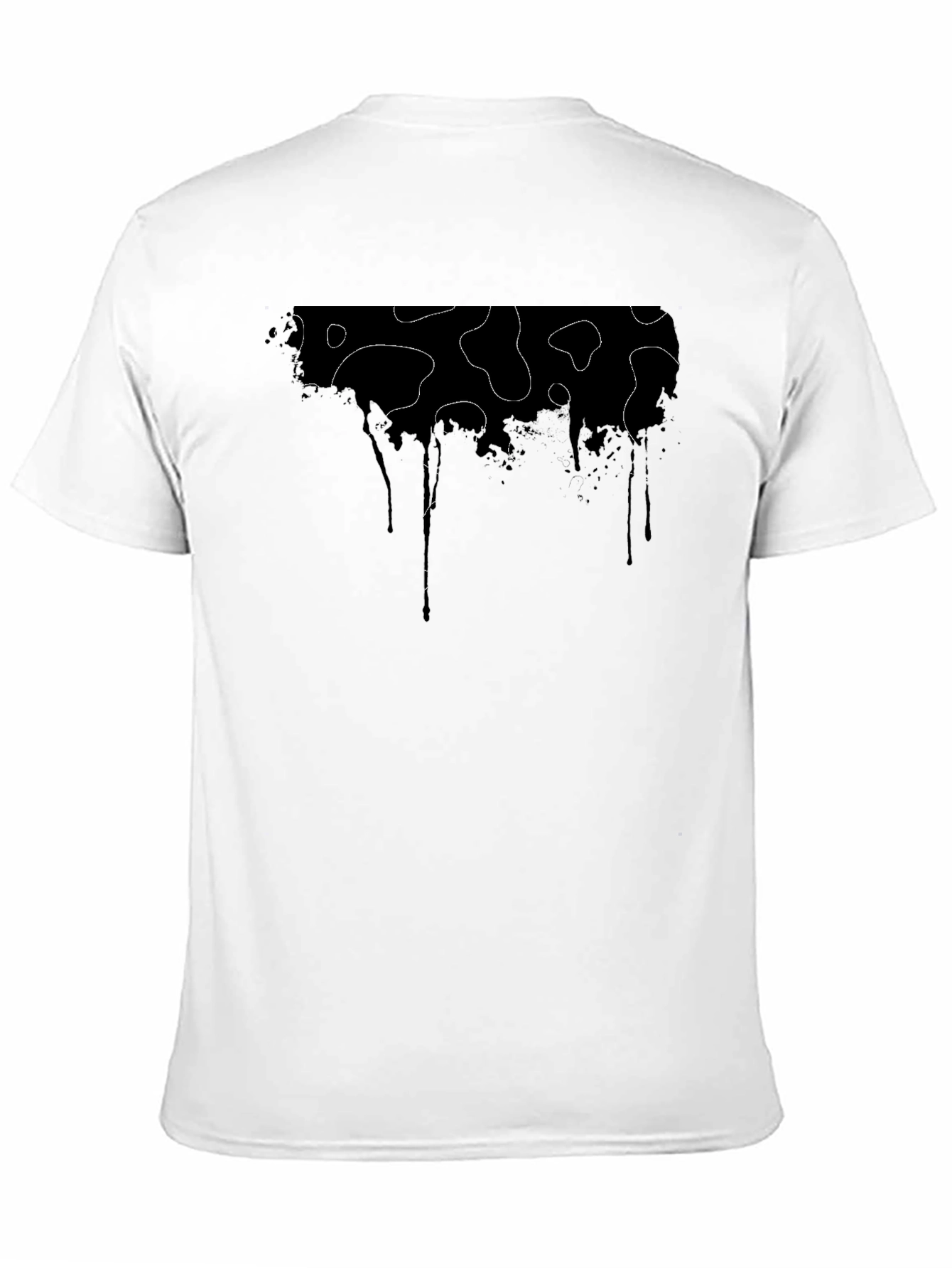 Modern Cow Print Drip Tee