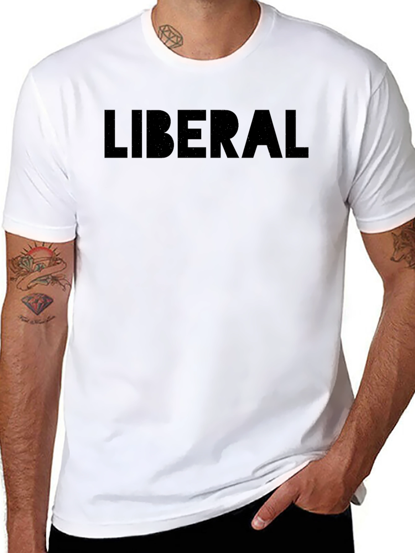 Liberal Graphic Black T-Shirt