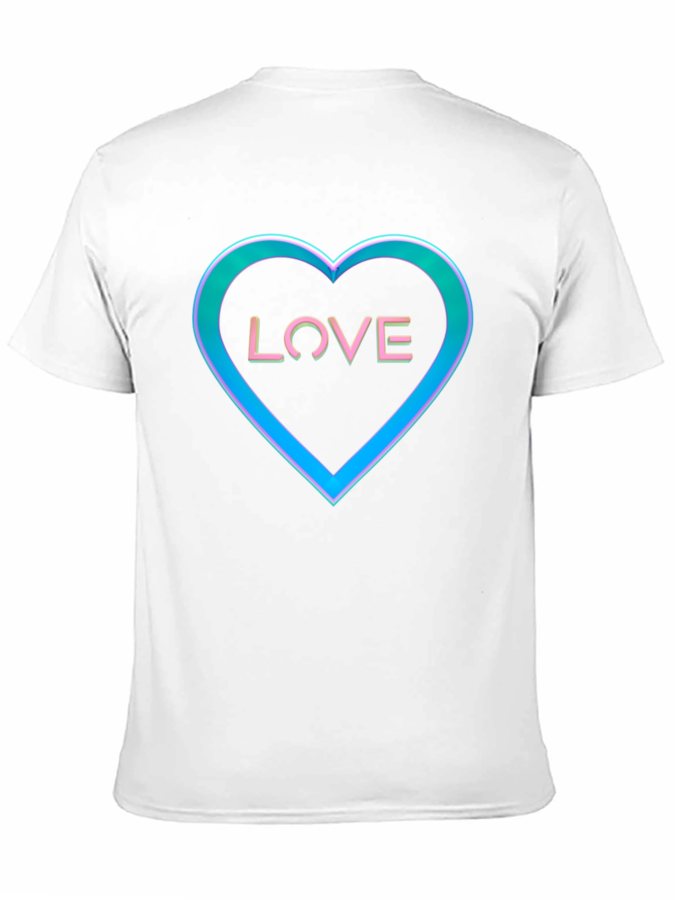 Love Heart Graphic Tee - Black