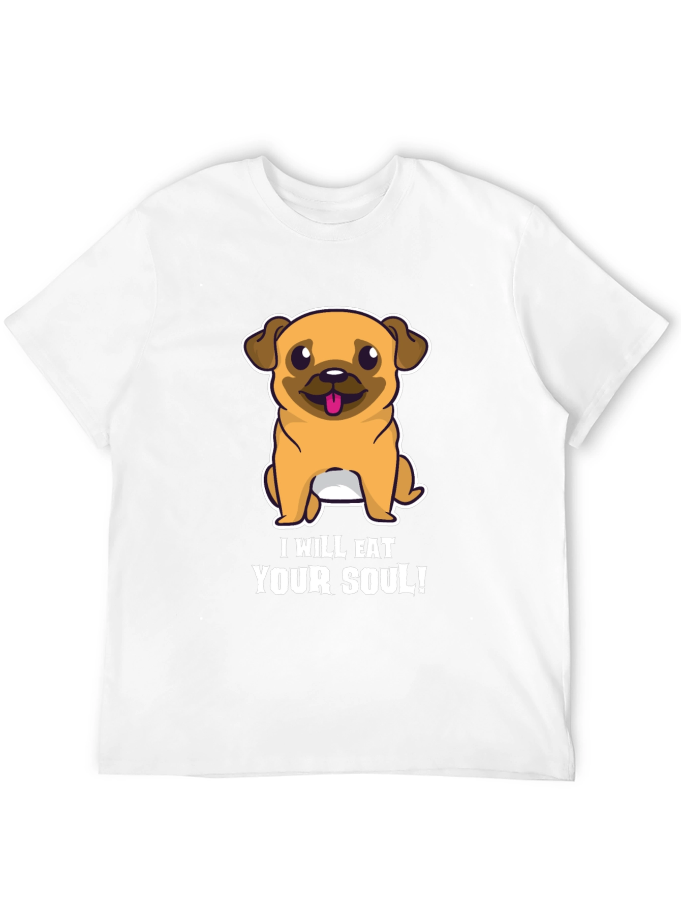 Eat Your Soul Pug T-Shirt - Funny Dog Tee