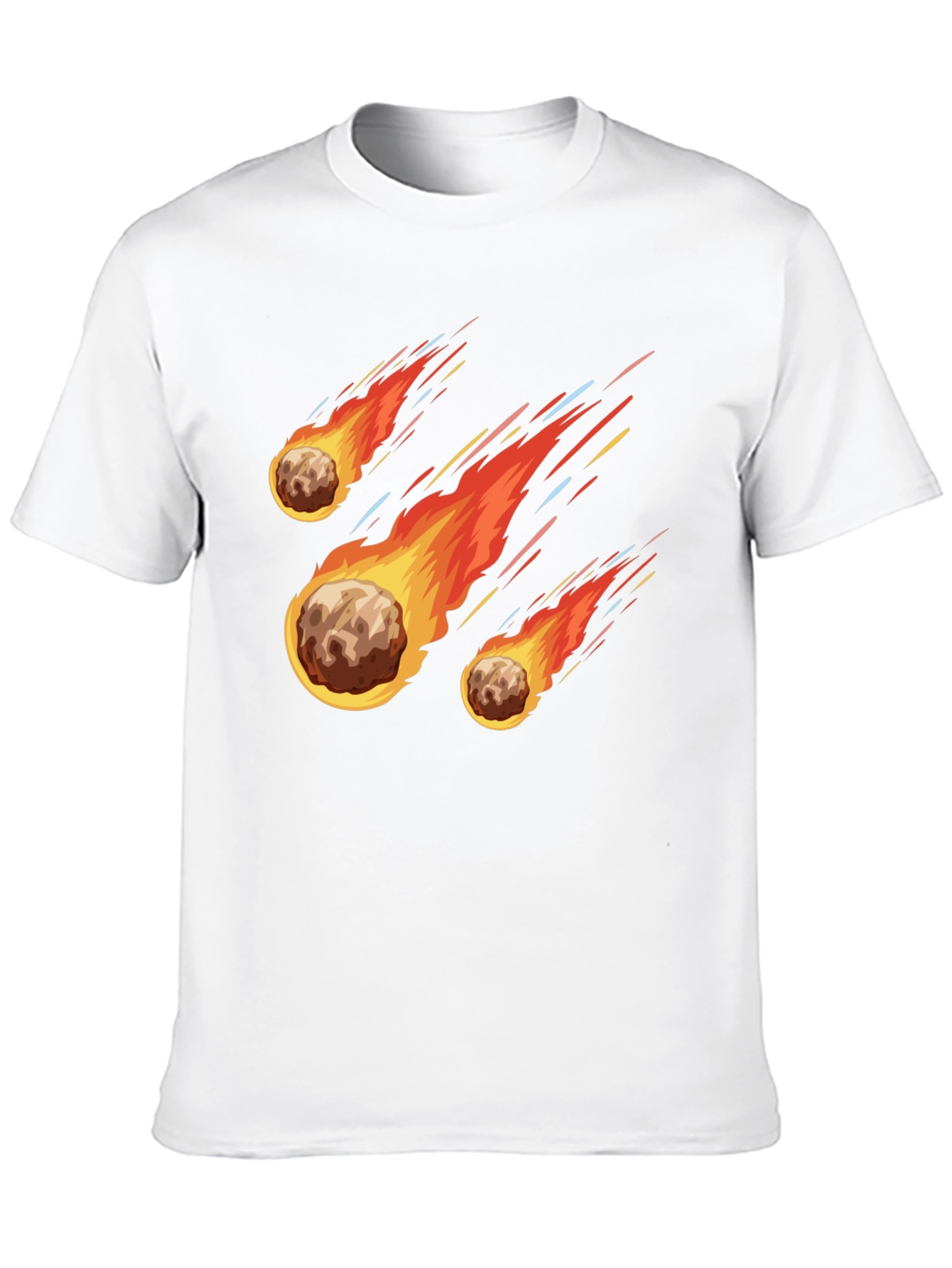 Meteor Shower Graphic Black T-Shirt