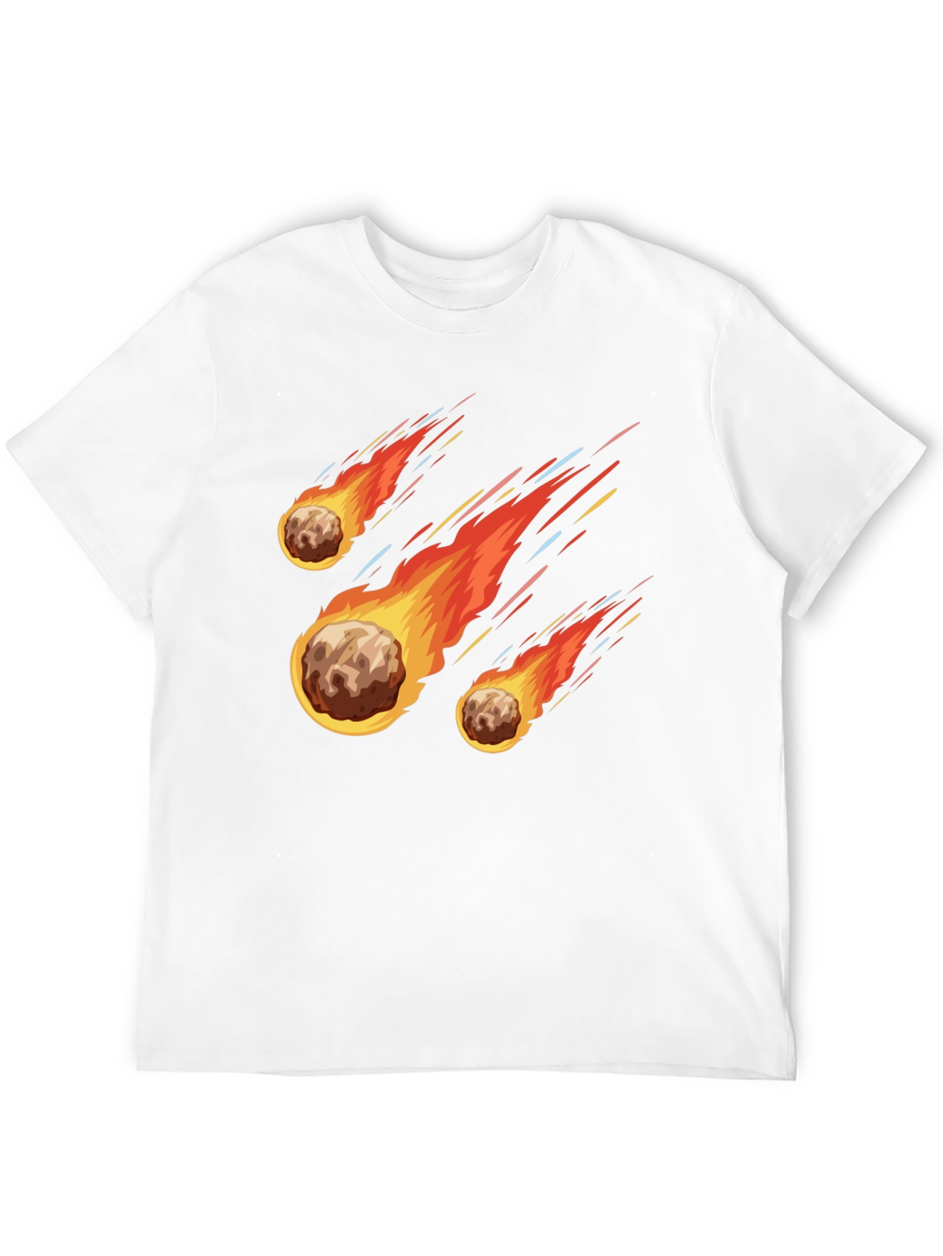 Meteor Shower Graphic Black T-Shirt