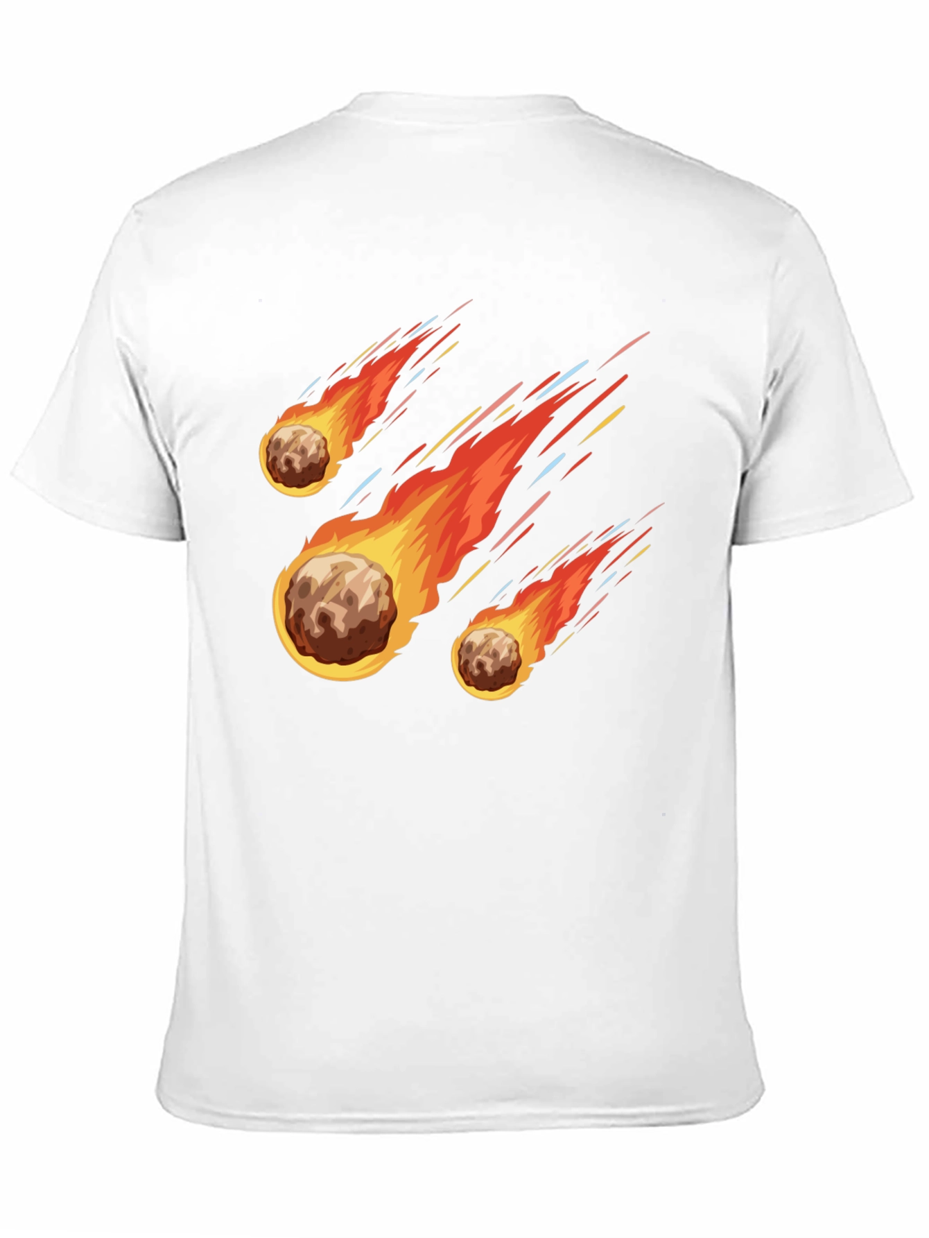 Meteor Shower Graphic Black T-Shirt