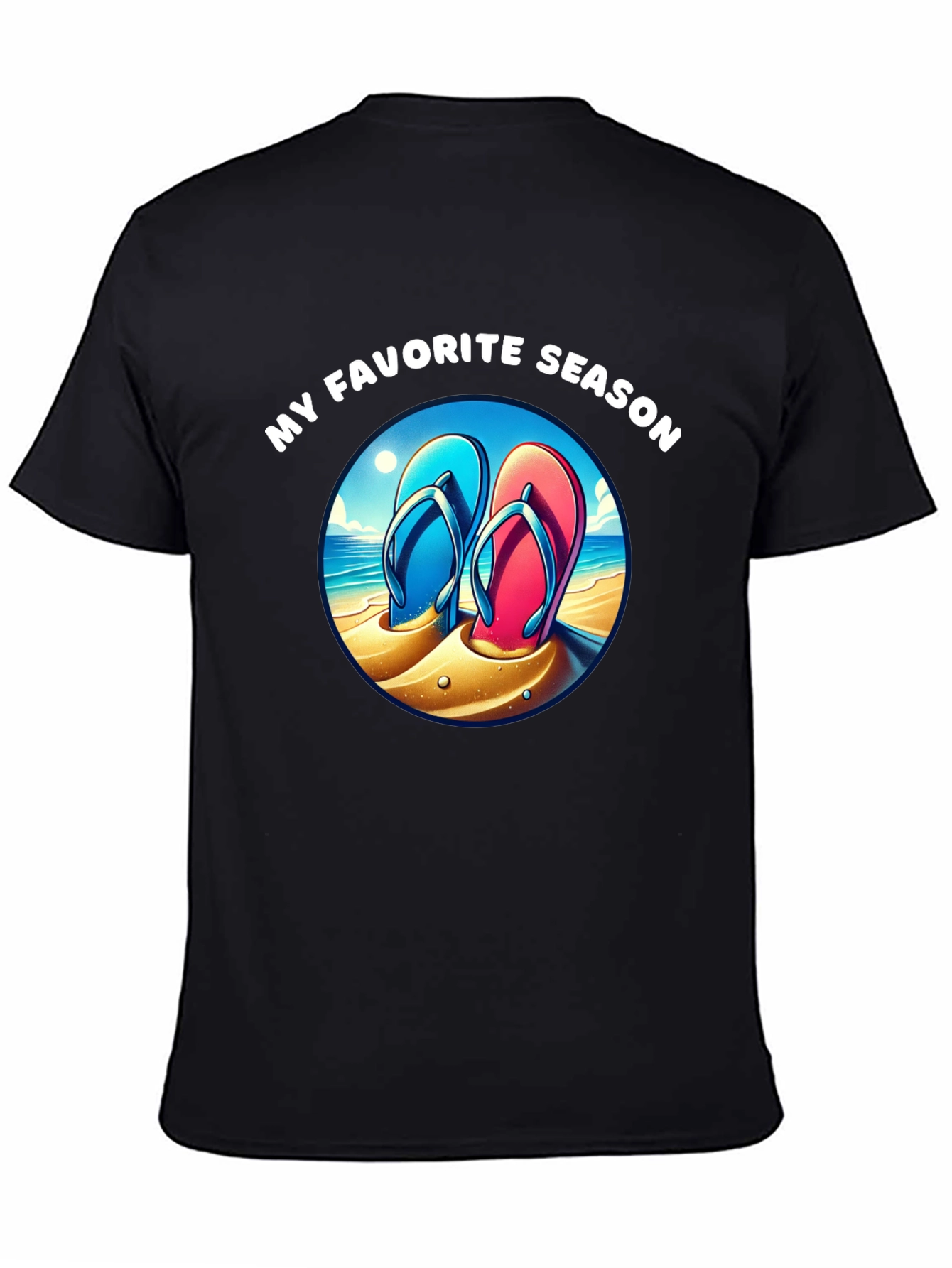 My Favorite Season Beach Flip Flop T-Shirt