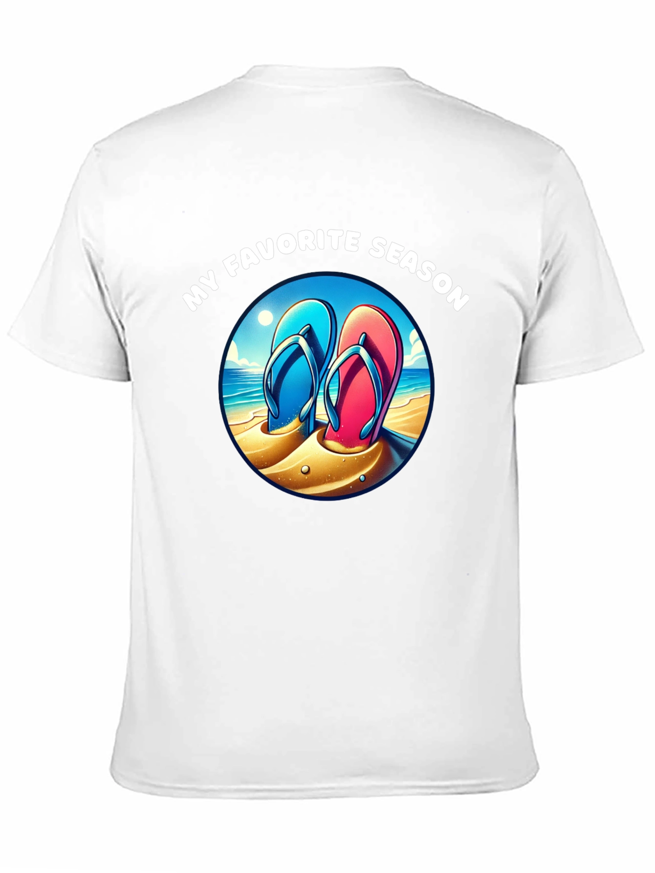 My Favorite Season Beach Flip Flop T-Shirt