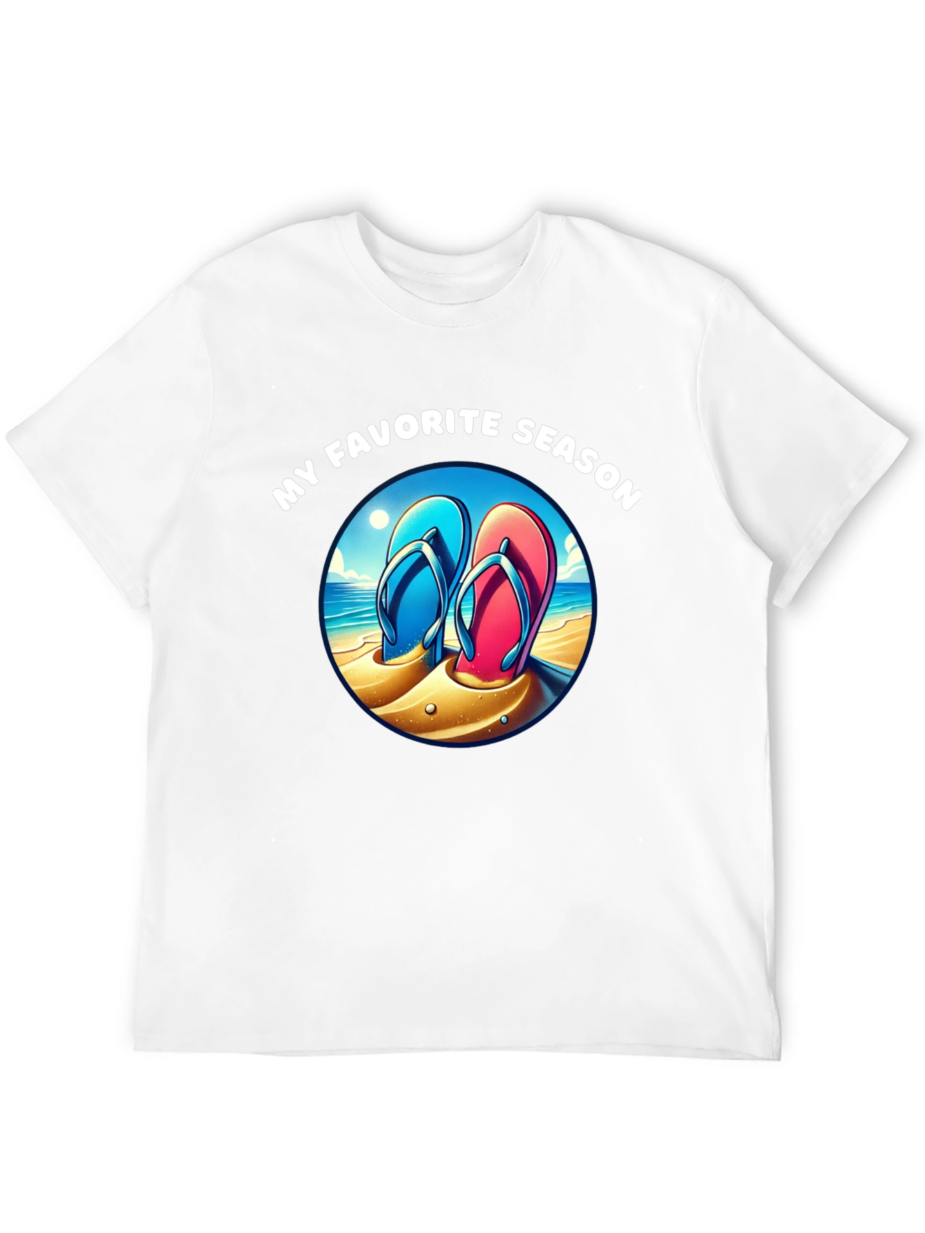 My Favorite Season Beach Flip Flop T-Shirt