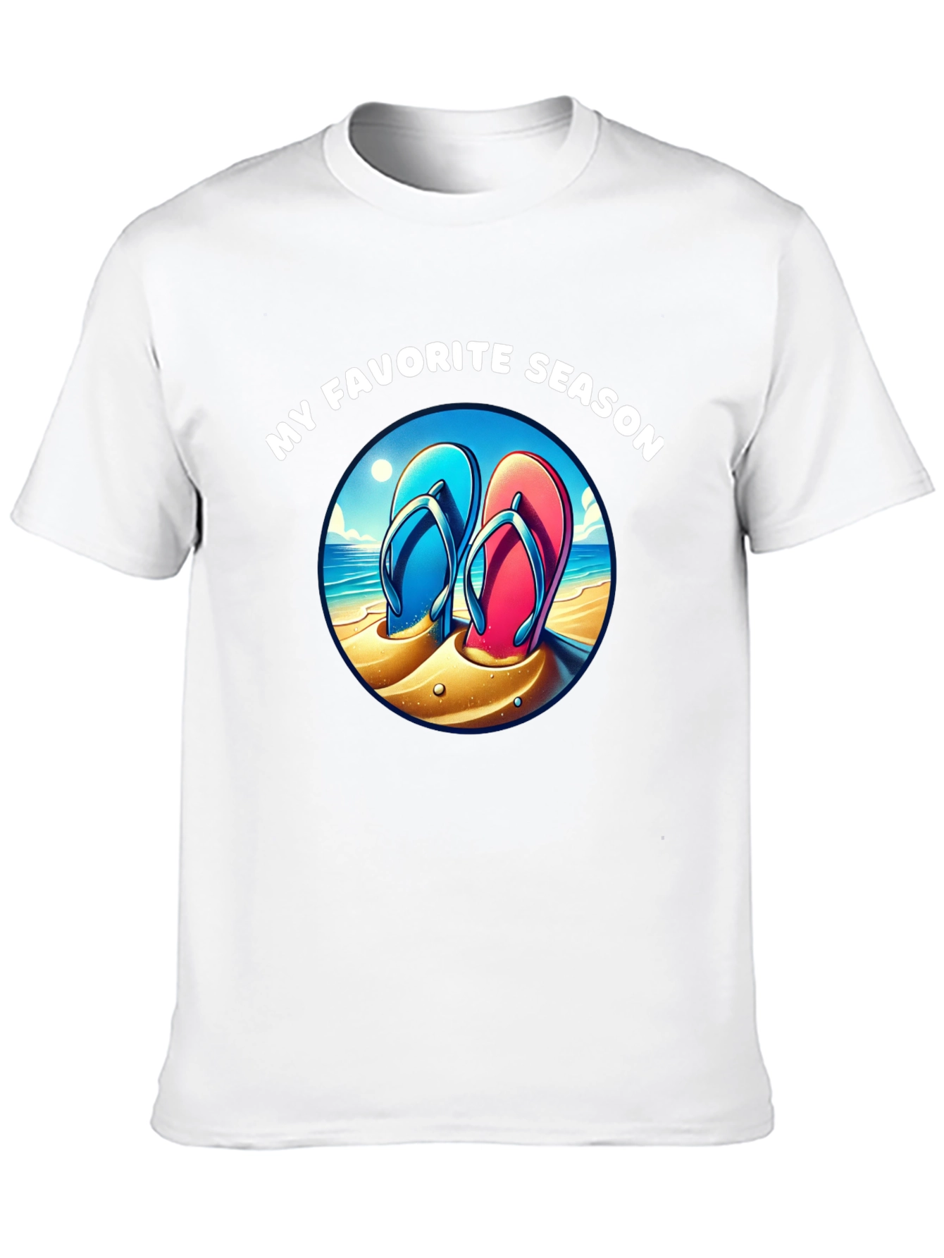 My Favorite Season Beach Flip Flop T-Shirt