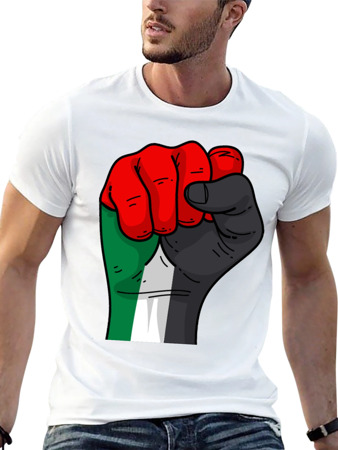 Fist Graphic Black T-Shirt - Solidarity Style