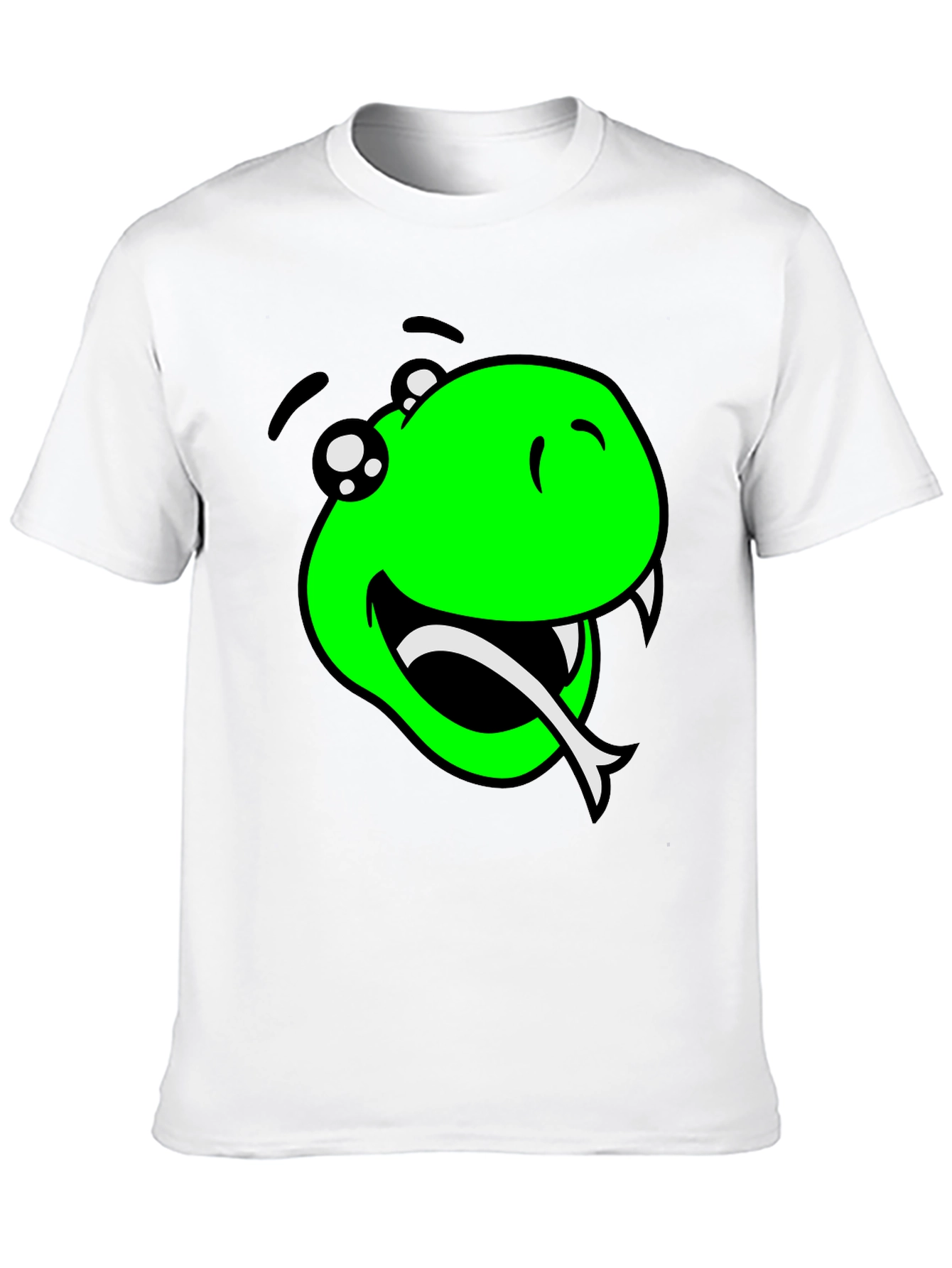 Snake Graphic T-Shirt - Mens Black Tee