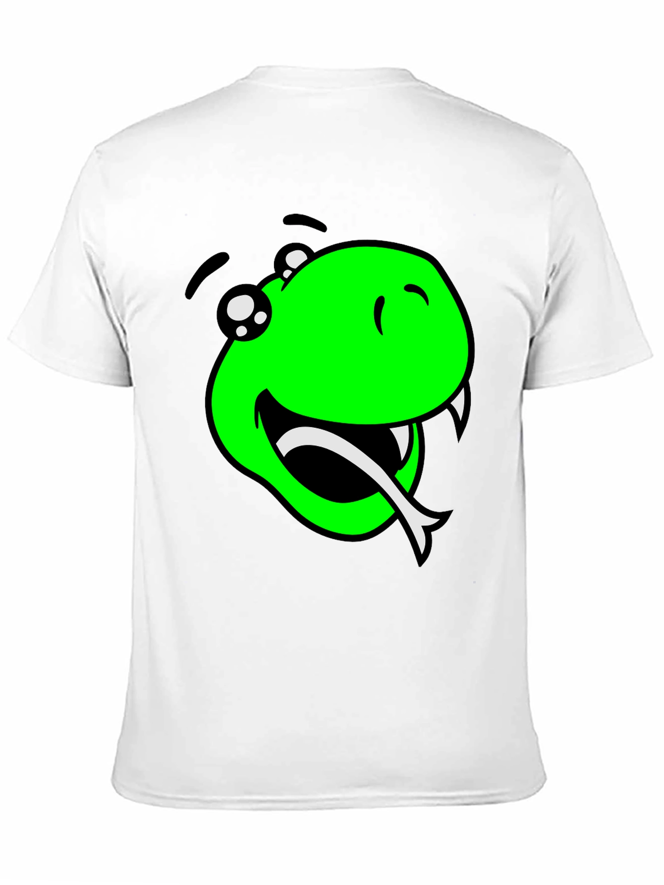Snake Graphic T-Shirt - Mens Black Tee