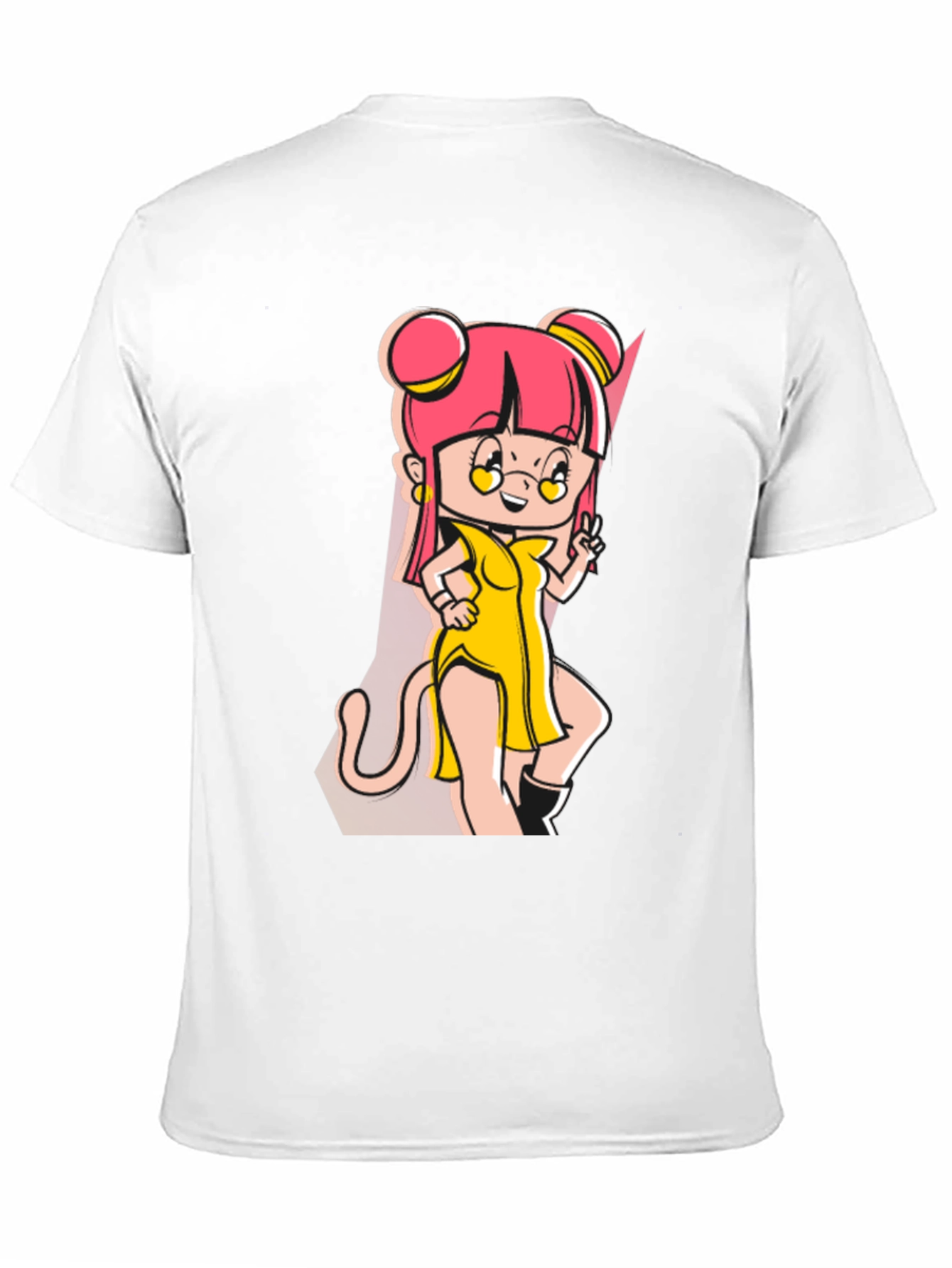 Anime Cartoon Graphic Black T-Shirt