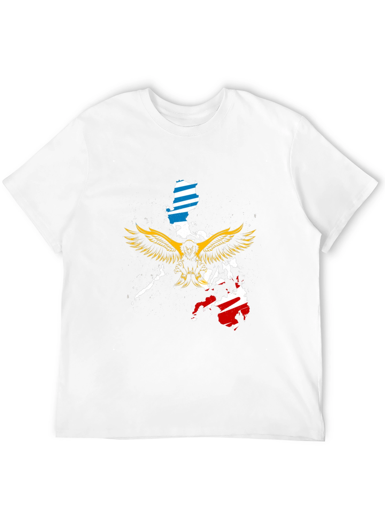 Philippines Eagle Map Black T-Shirt