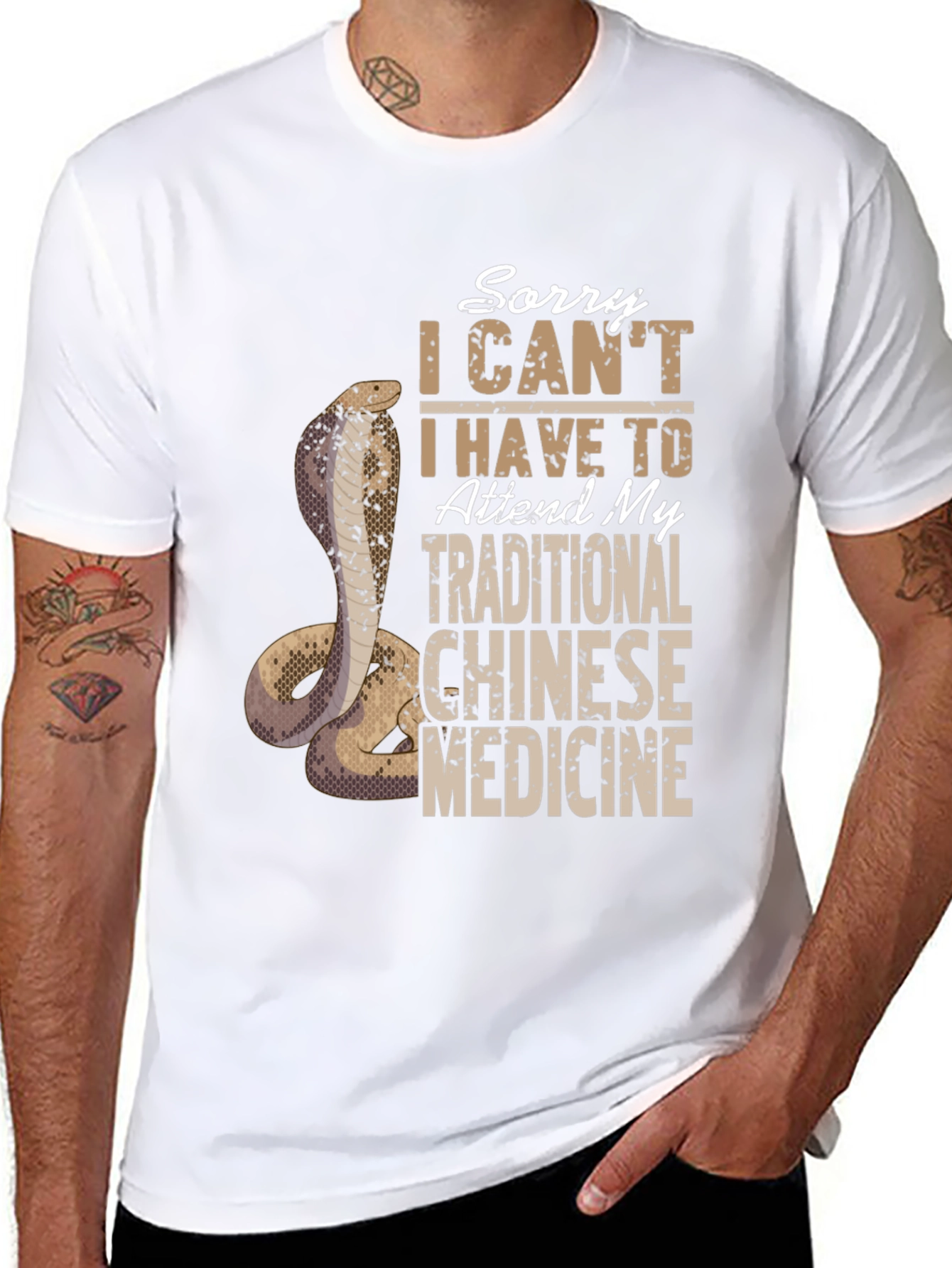 Traditional Chinese Medicine Cobra T-Shirt