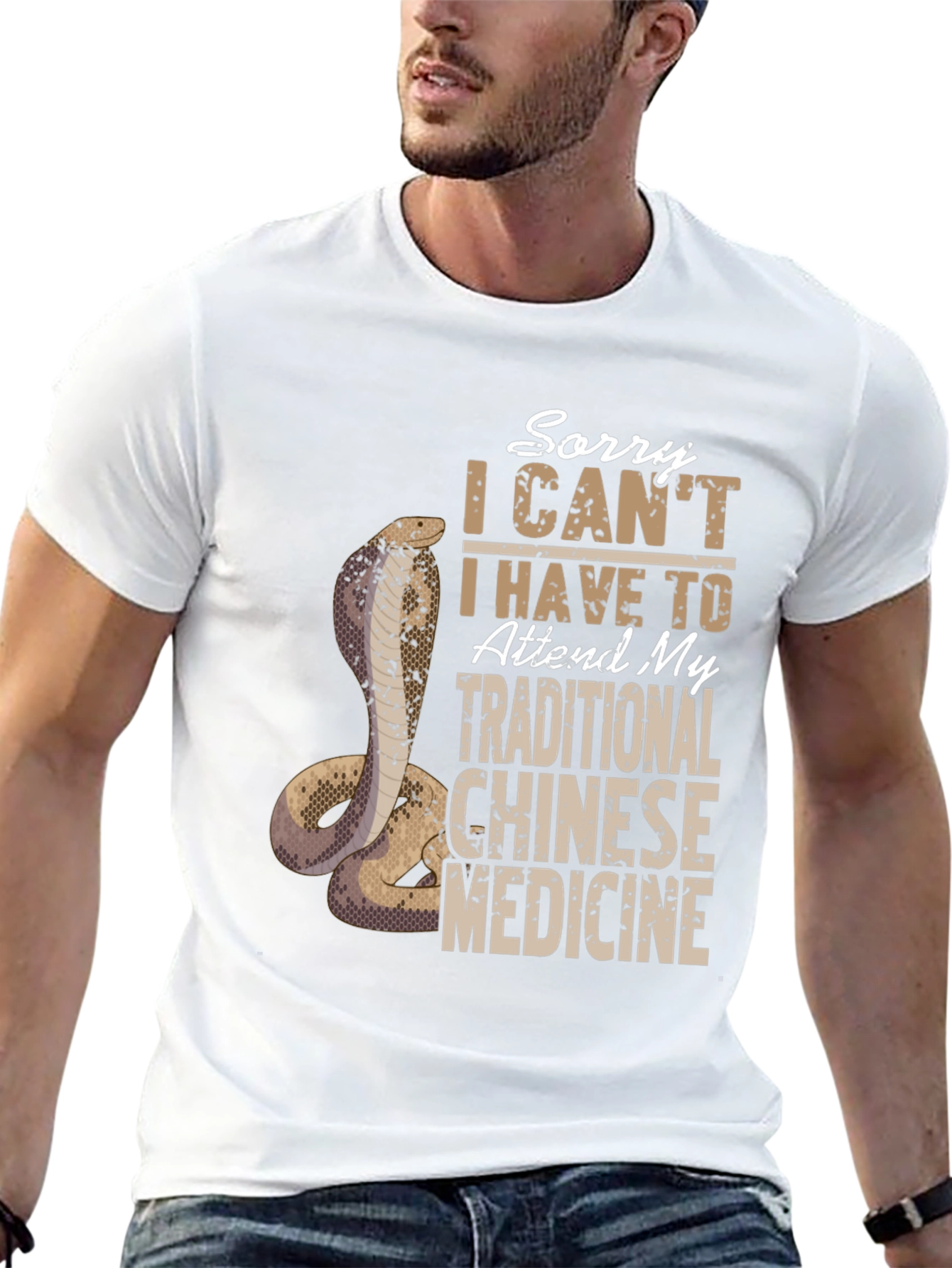 Traditional Chinese Medicine Cobra T-Shirt