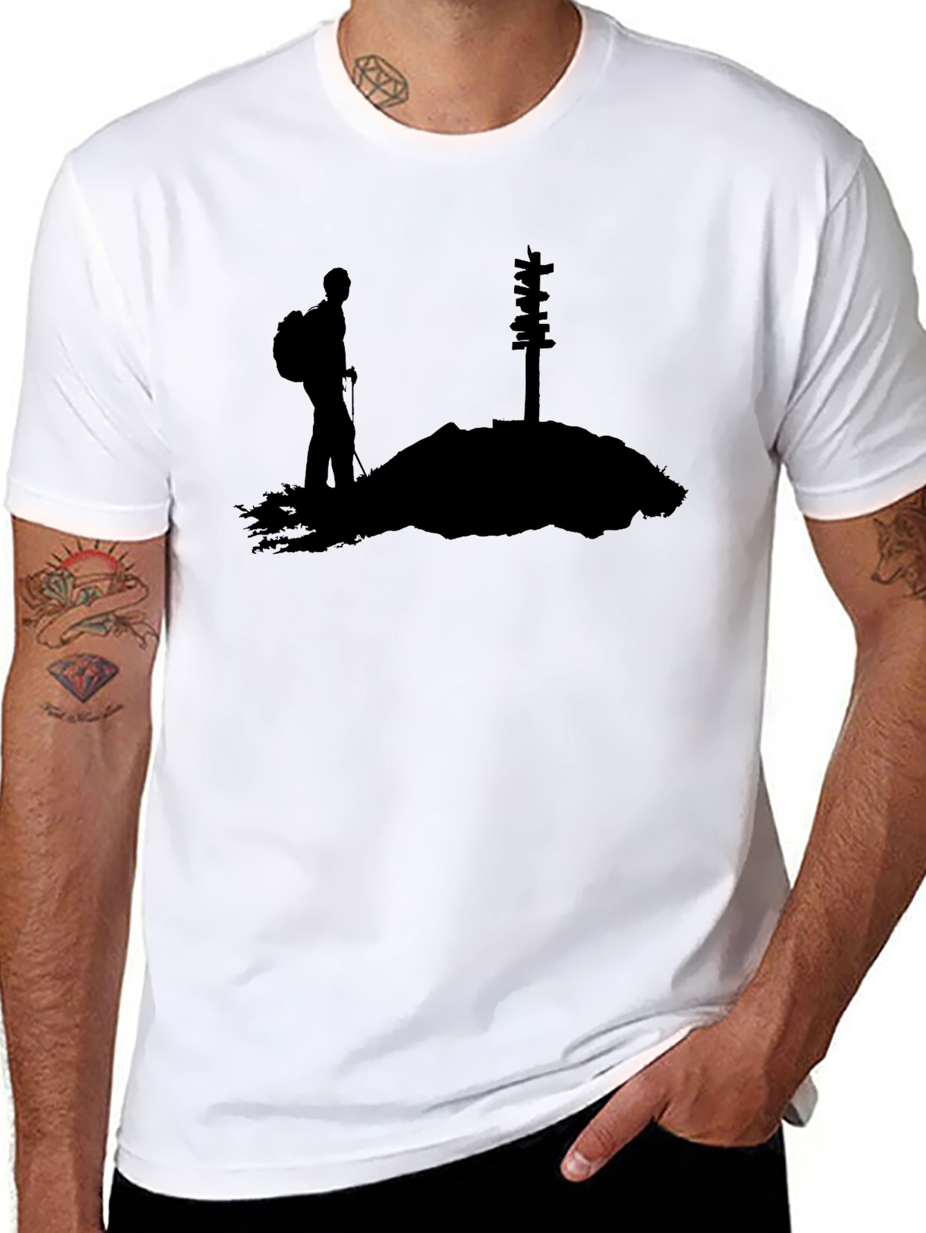 Hiking Silhouette T-Shirt - Adventure Ready Tee
