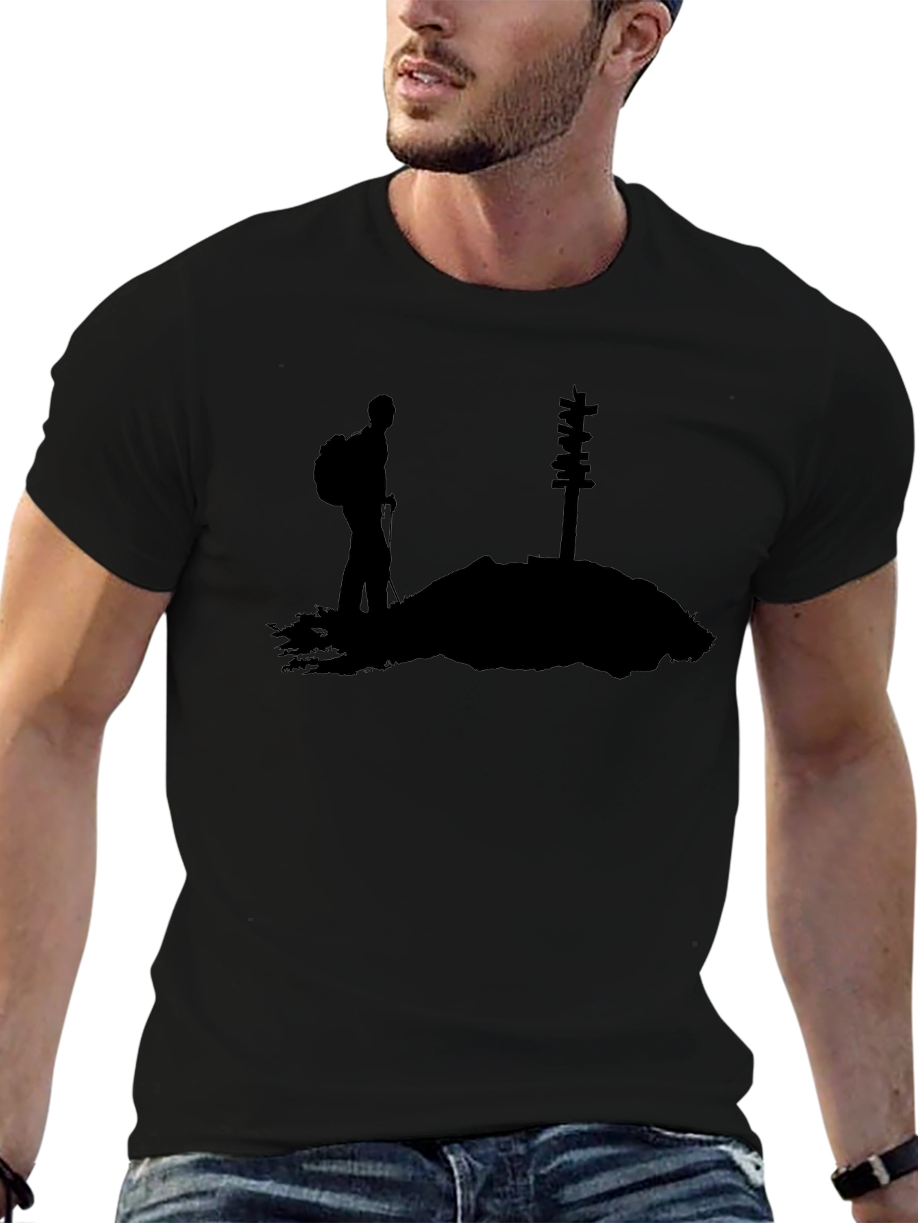 Hiking Silhouette T-Shirt - Adventure Ready Tee
