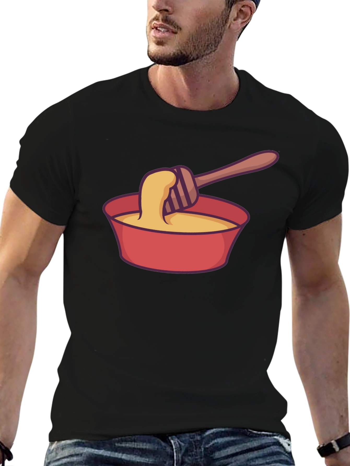 Honey Bowl Graphic Tee - Sweet & Stylish!