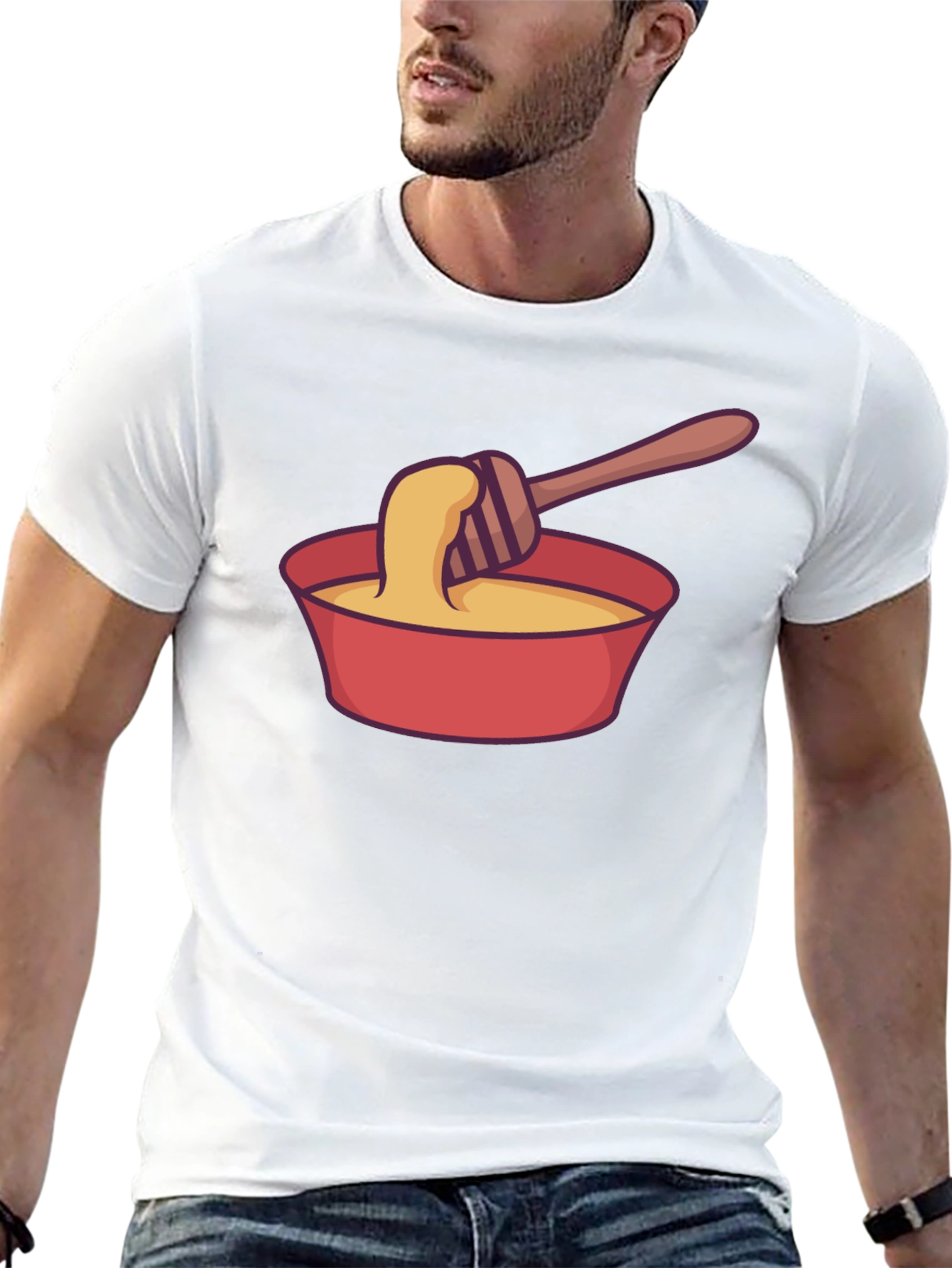 Honey Bowl Graphic Tee - Sweet & Stylish!