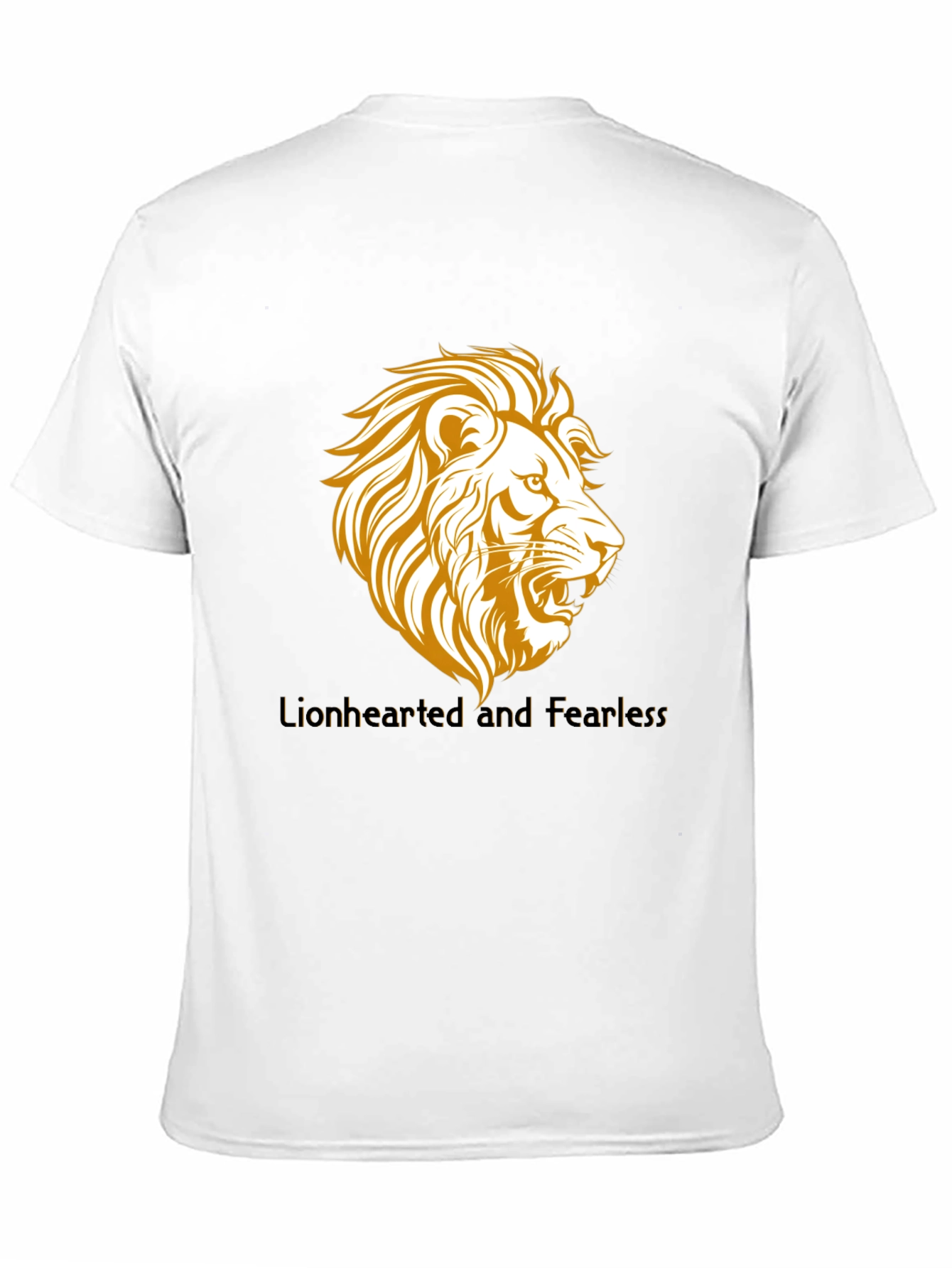 Lionhearted and Fearless Black T-Shirt