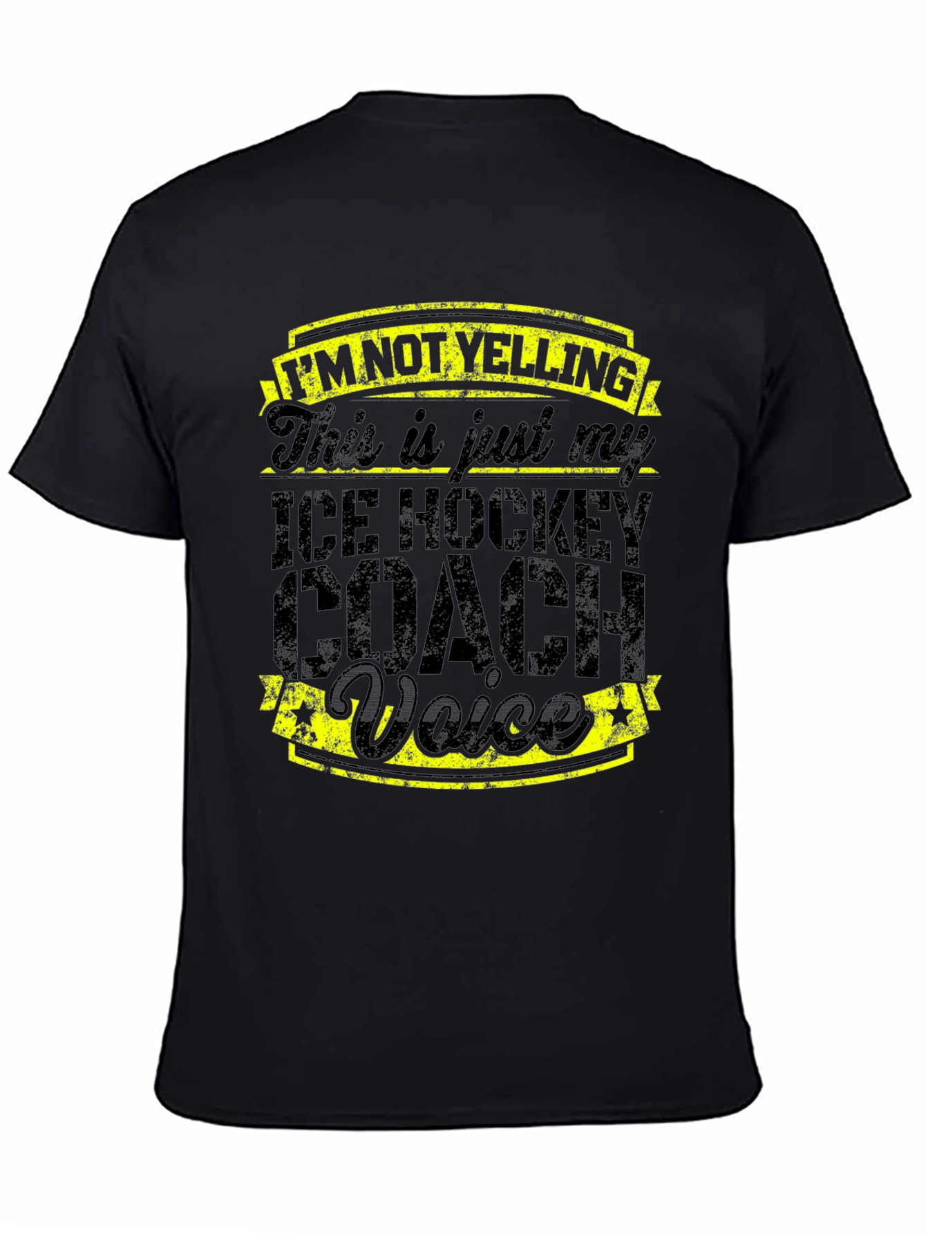 Ice Hockey Coach Voice T-Shirt - Funny Coach Tee