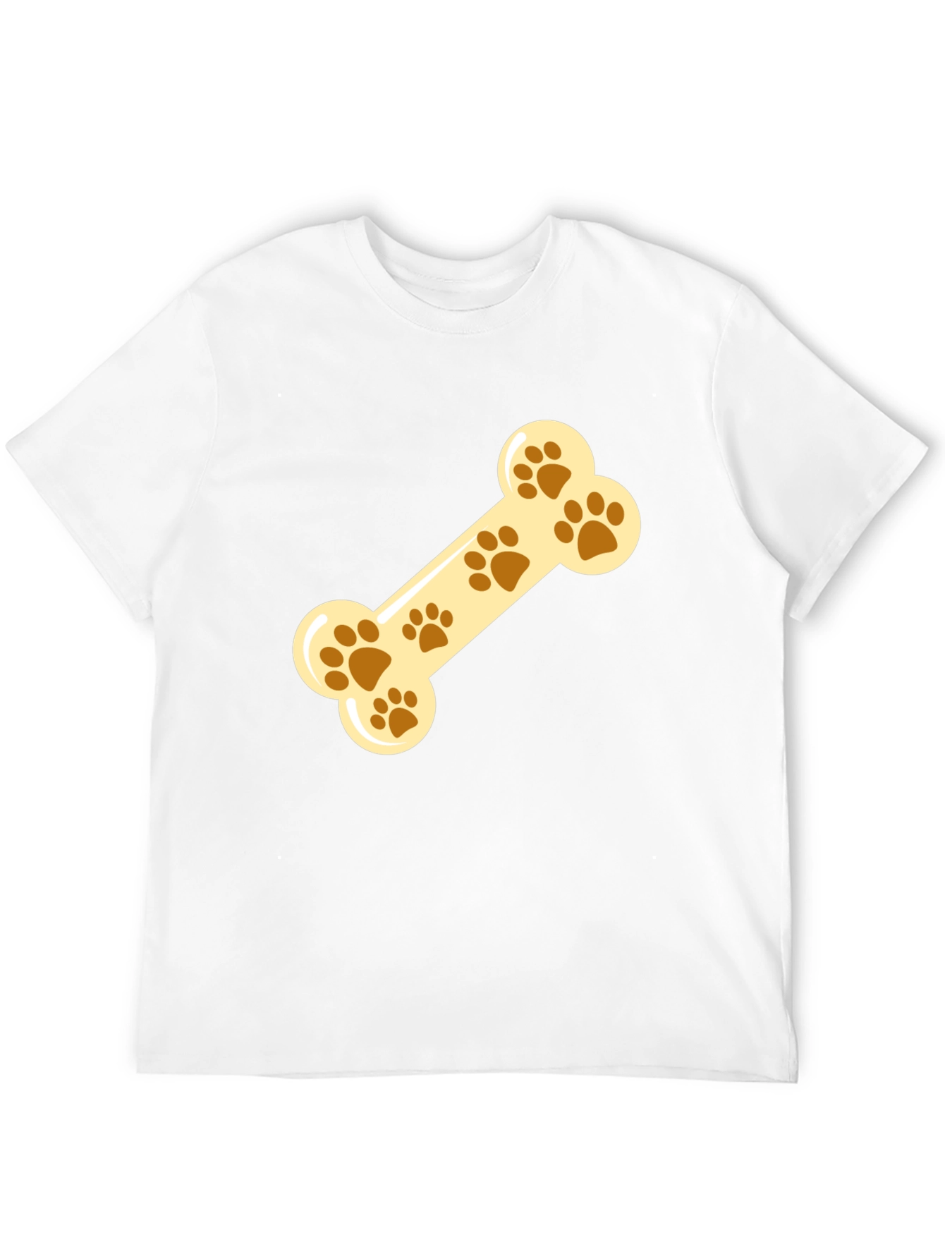 Paw Print Dog Bone Graphic Tee