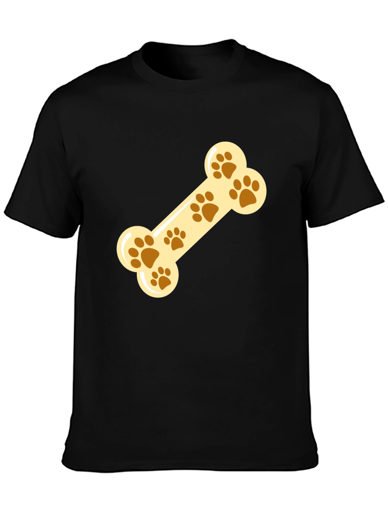 Paw Print Dog Bone Graphic Tee