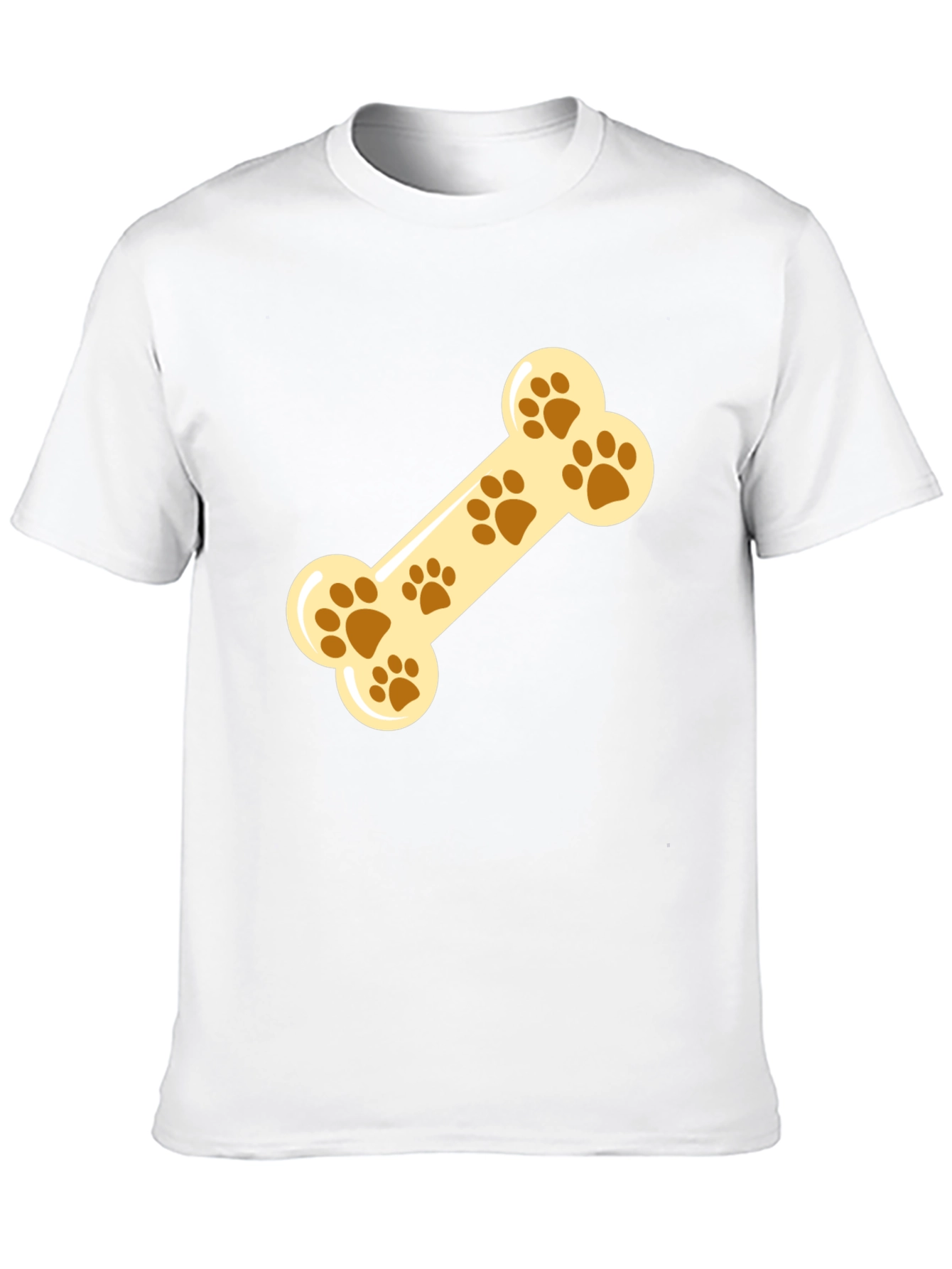 Paw Print Dog Bone Graphic Tee