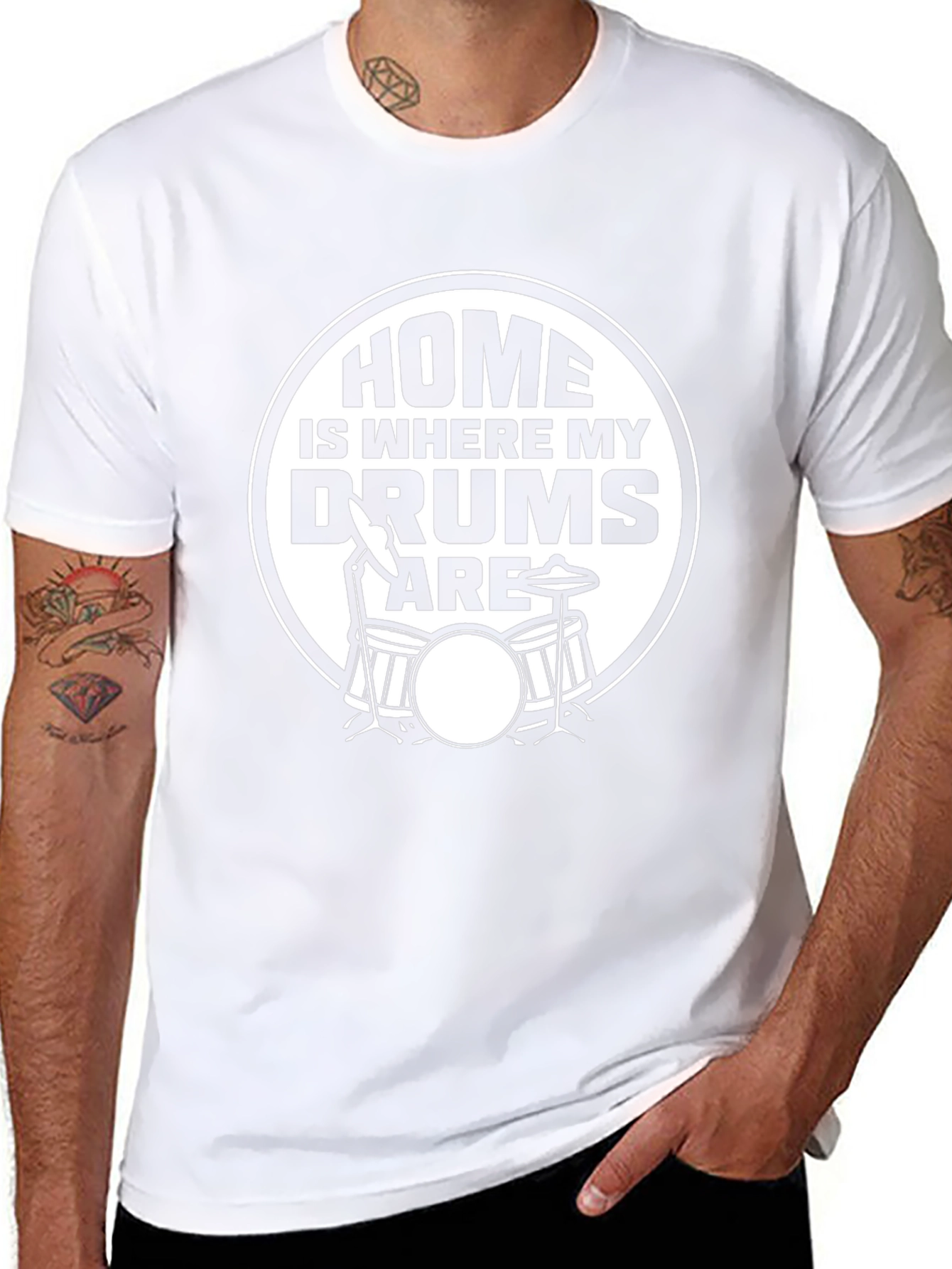 Home is Where My Drums Are T-Shirt
