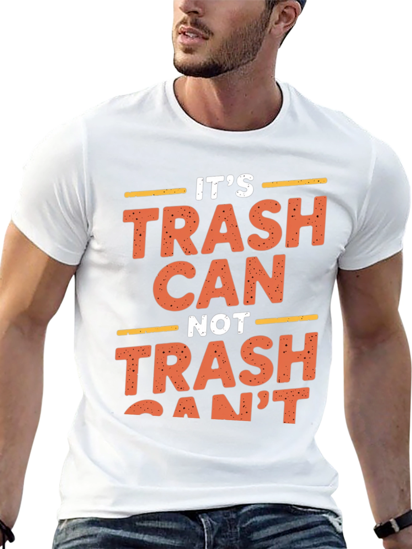 Funny Its Trash Can Not Trash Cant Black T-Shirt