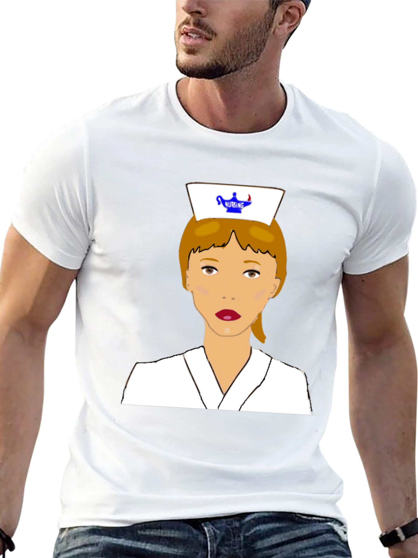 Nurse Graphic Tee - Novelty Design