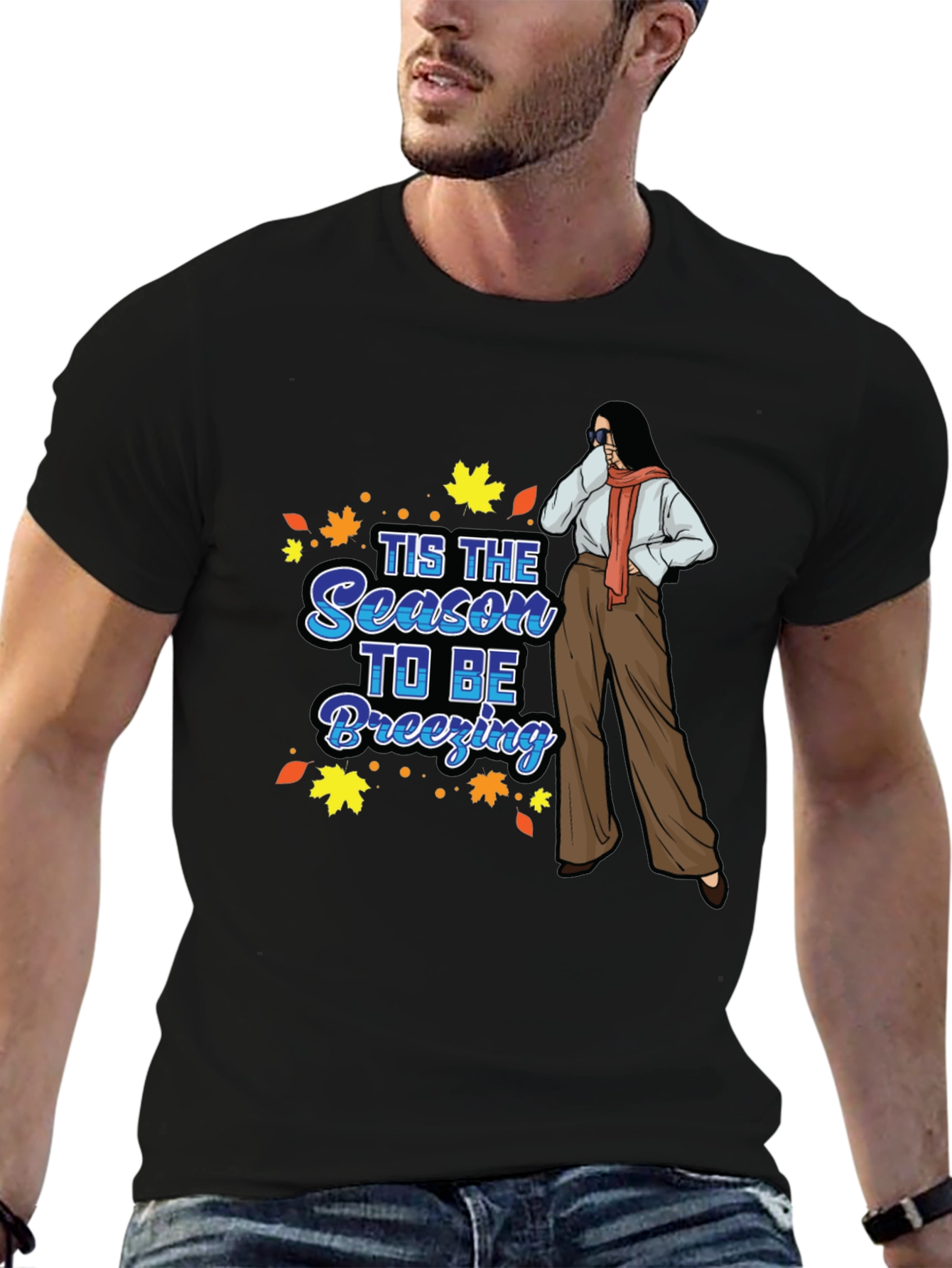 Tis The Season To Be Breezing Autumn T-Shirt