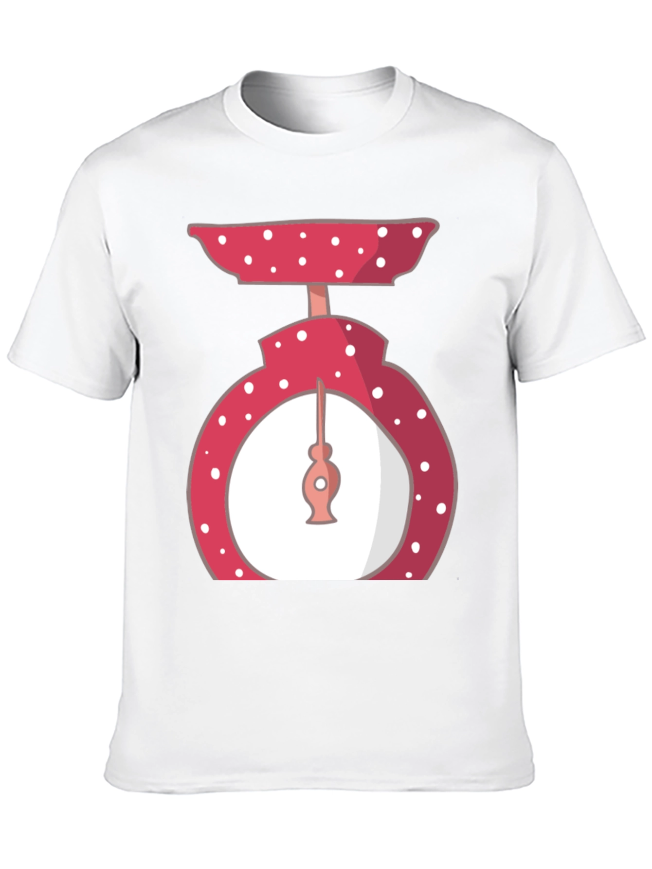 Retro Polka Dot Kitchen Scale T-Shirt