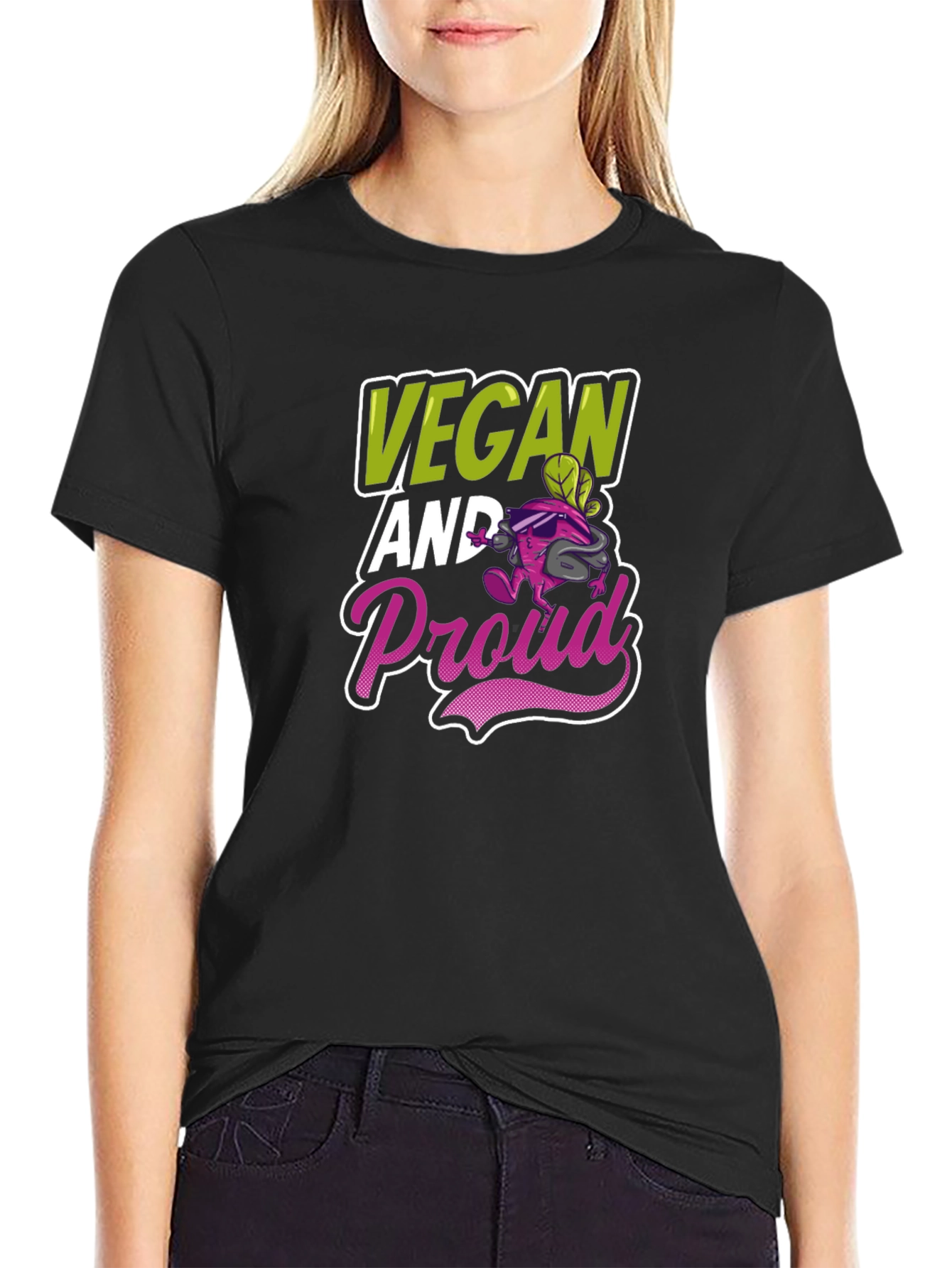 Vegan And Proud Graphic Tee