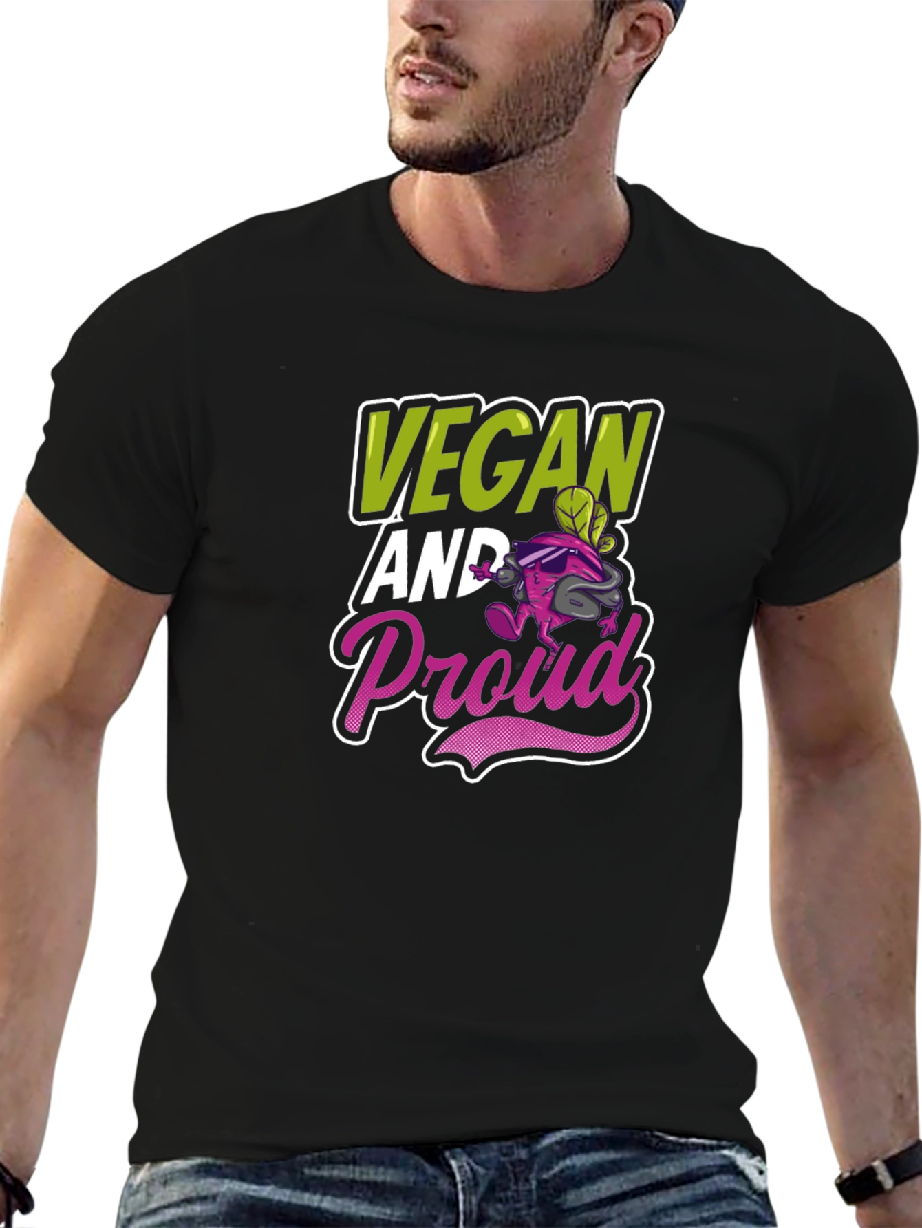 Vegan And Proud Graphic Tee