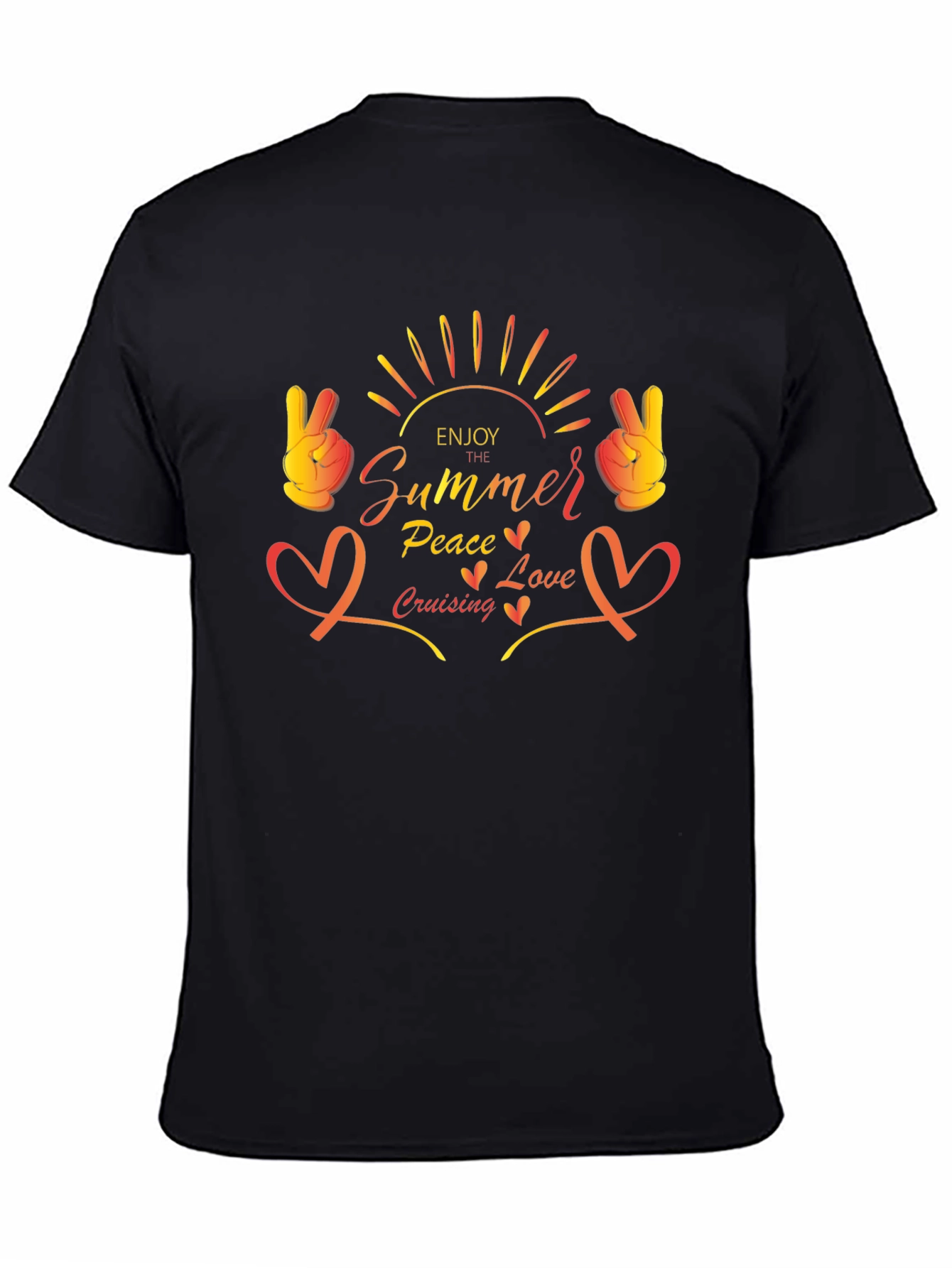 Summer Peace Love Cruising Graphic Tee