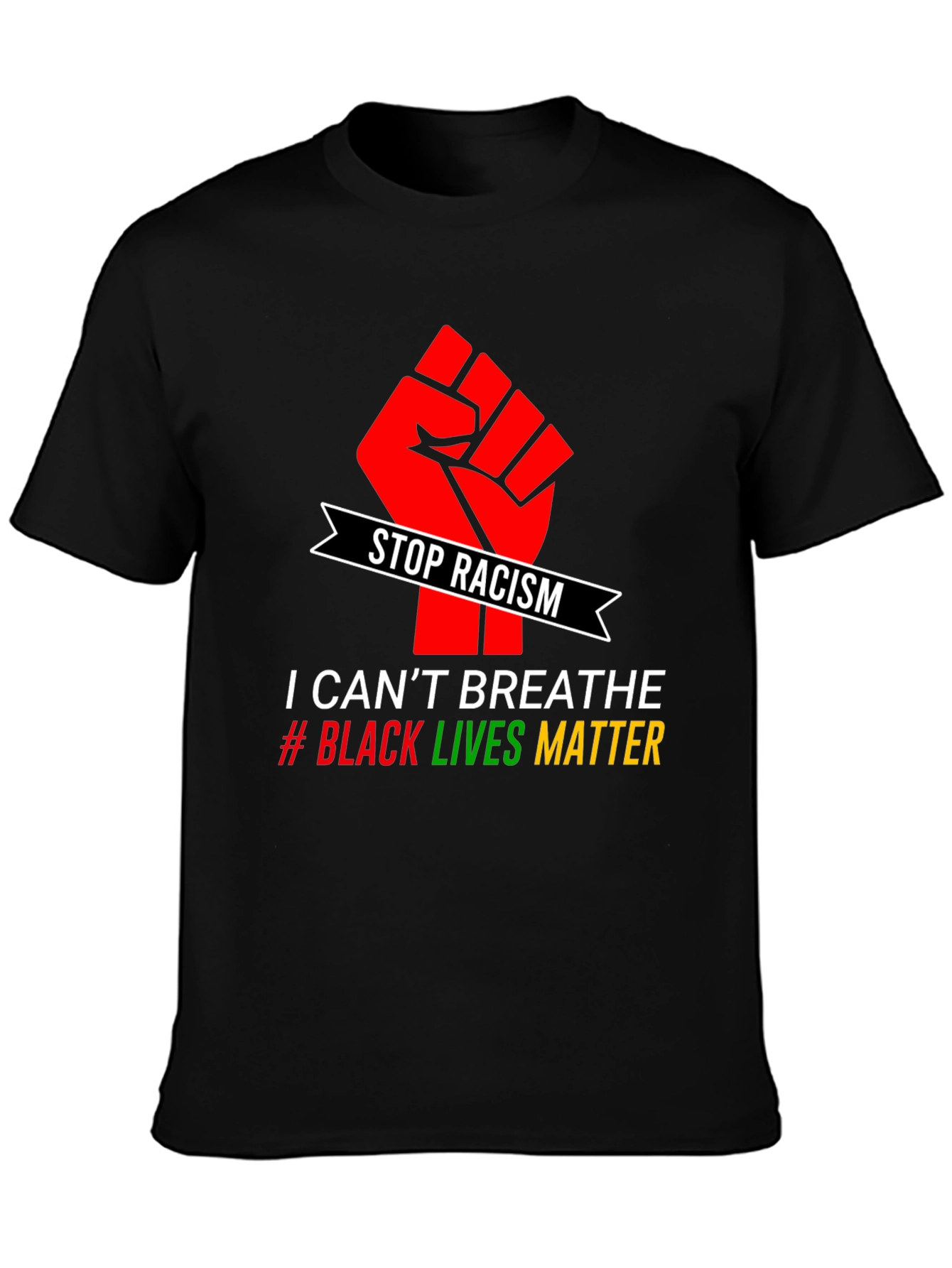 Stop Racism T-Shirt: Black Lives Matter Tee
