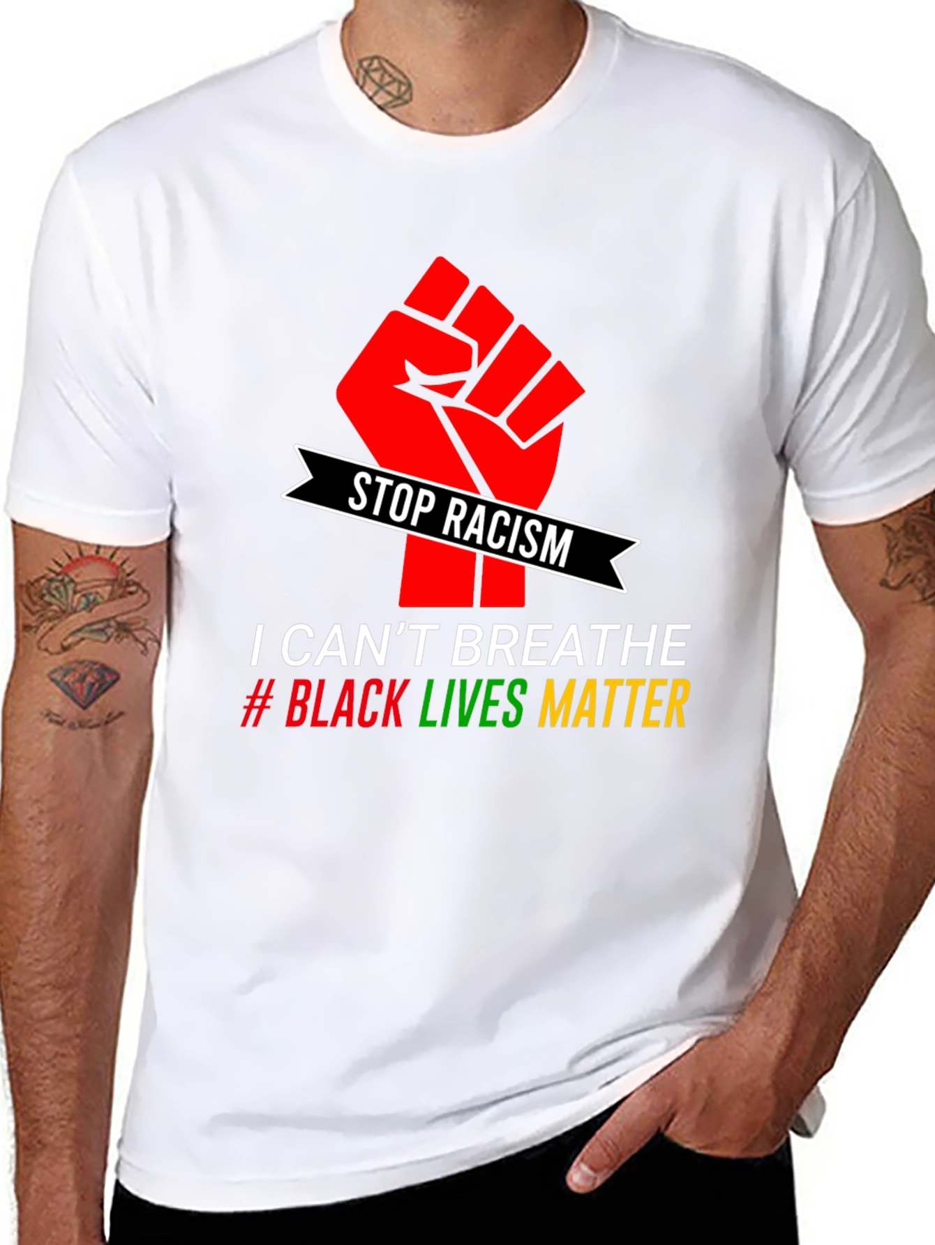 Stop Racism T-Shirt: Black Lives Matter Tee