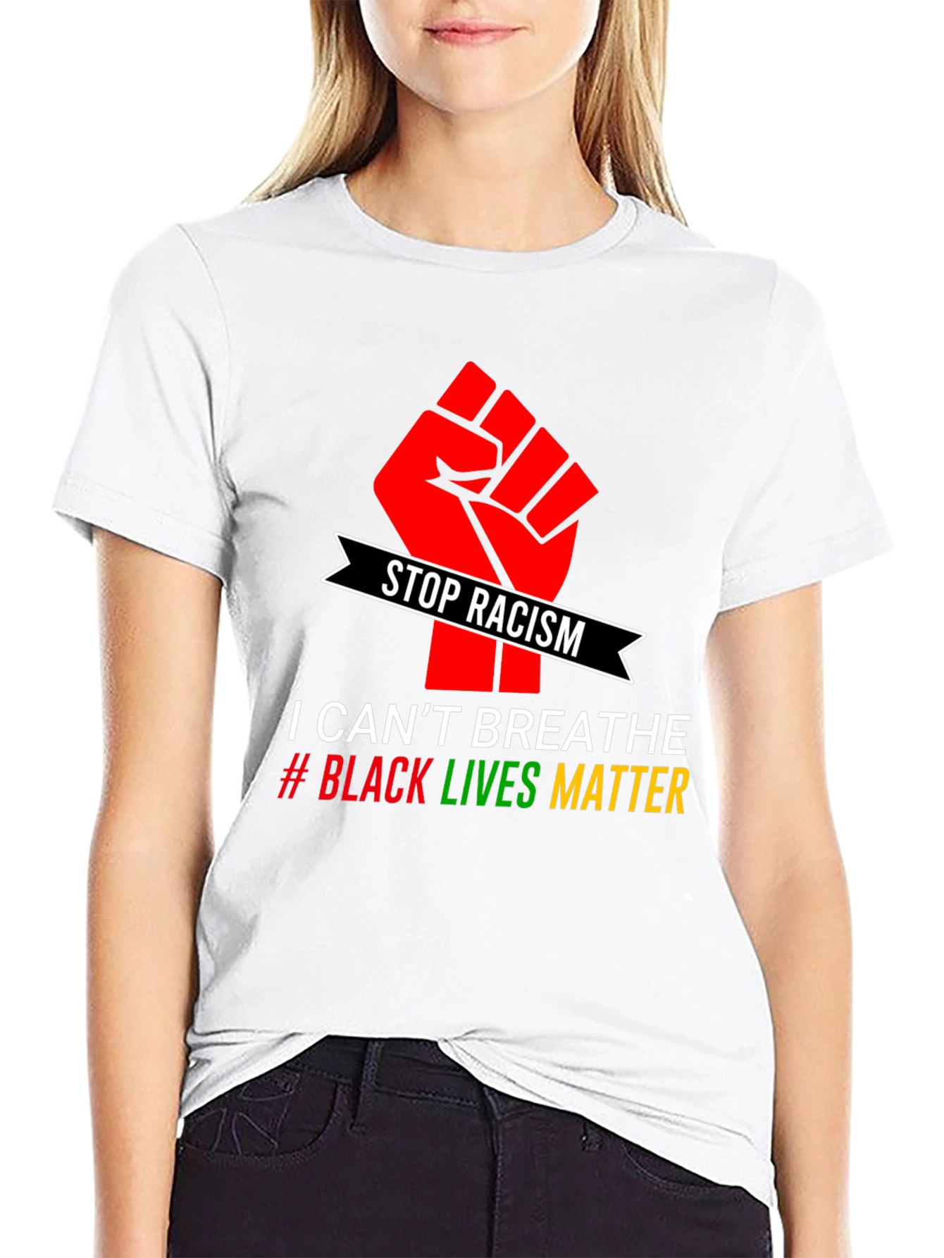 Stop Racism T-Shirt: Black Lives Matter Tee