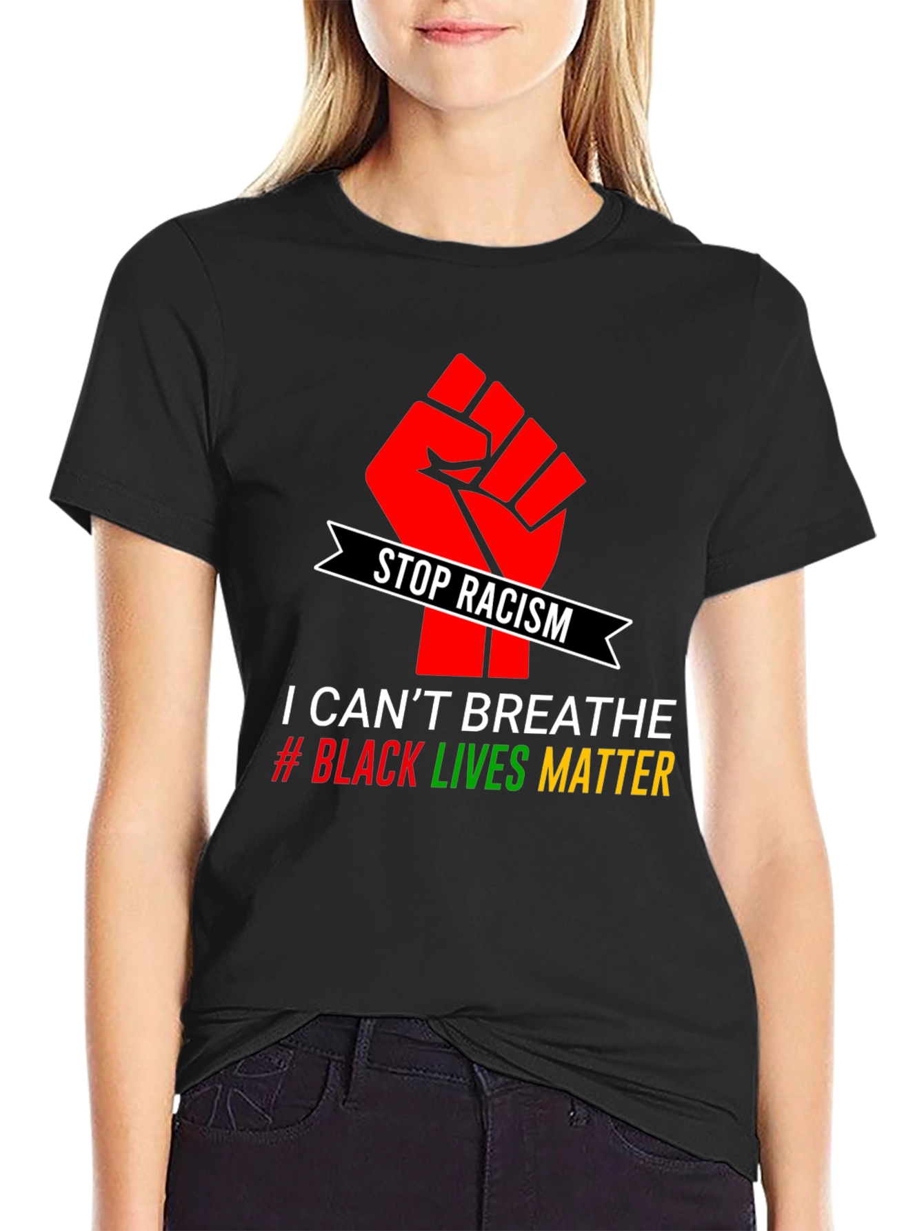 Stop Racism T-Shirt: Black Lives Matter Tee