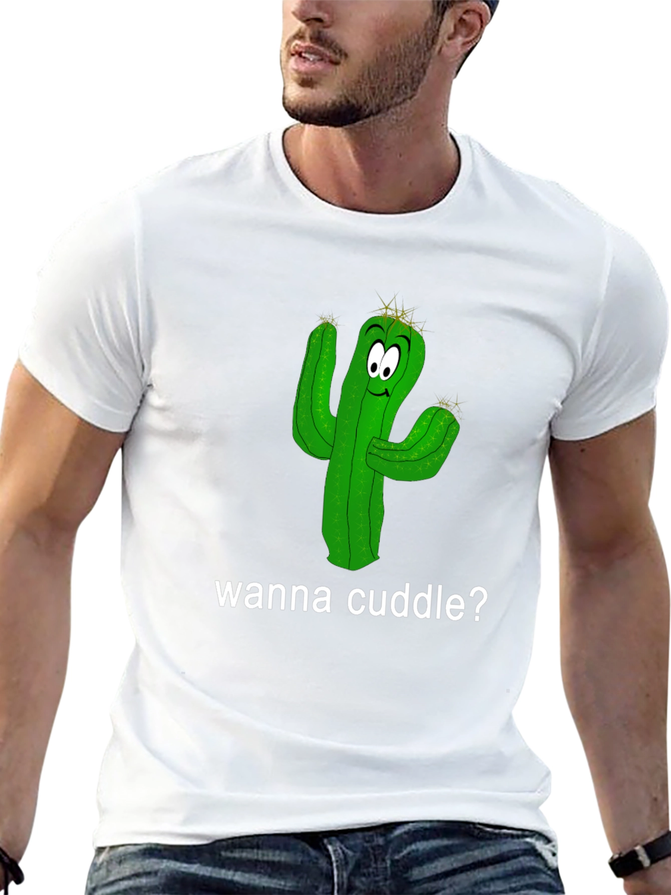 Cuddle Cactus T-Shirt - Funny Graphic Tee