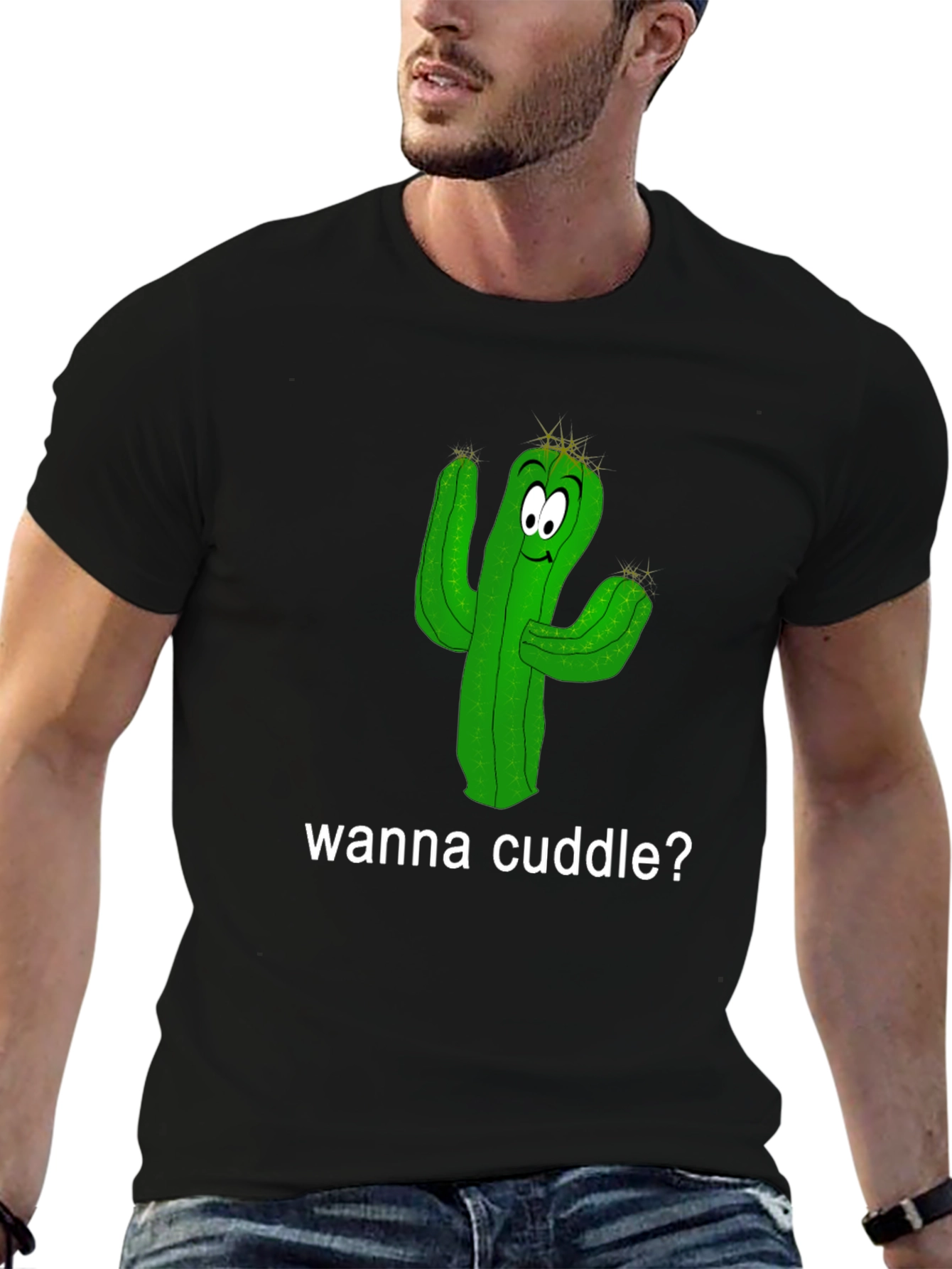 Cuddle Cactus T-Shirt - Funny Graphic Tee