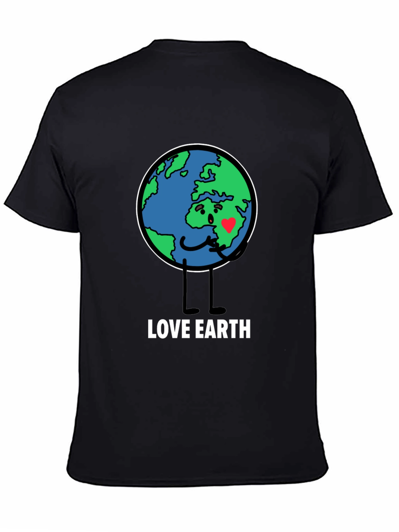 Love Earth Graphic Tee - Black