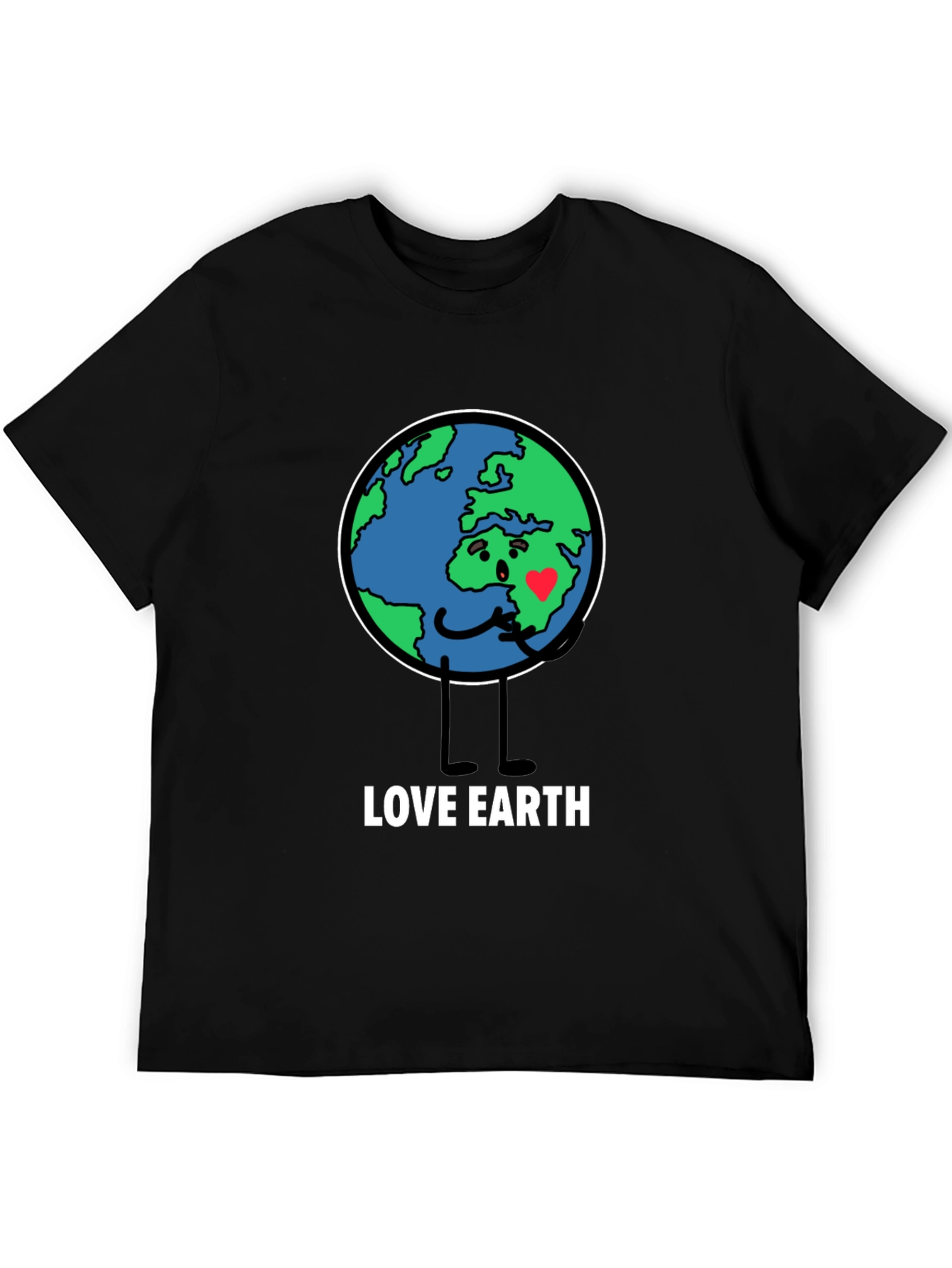 Love Earth Graphic Tee - Black