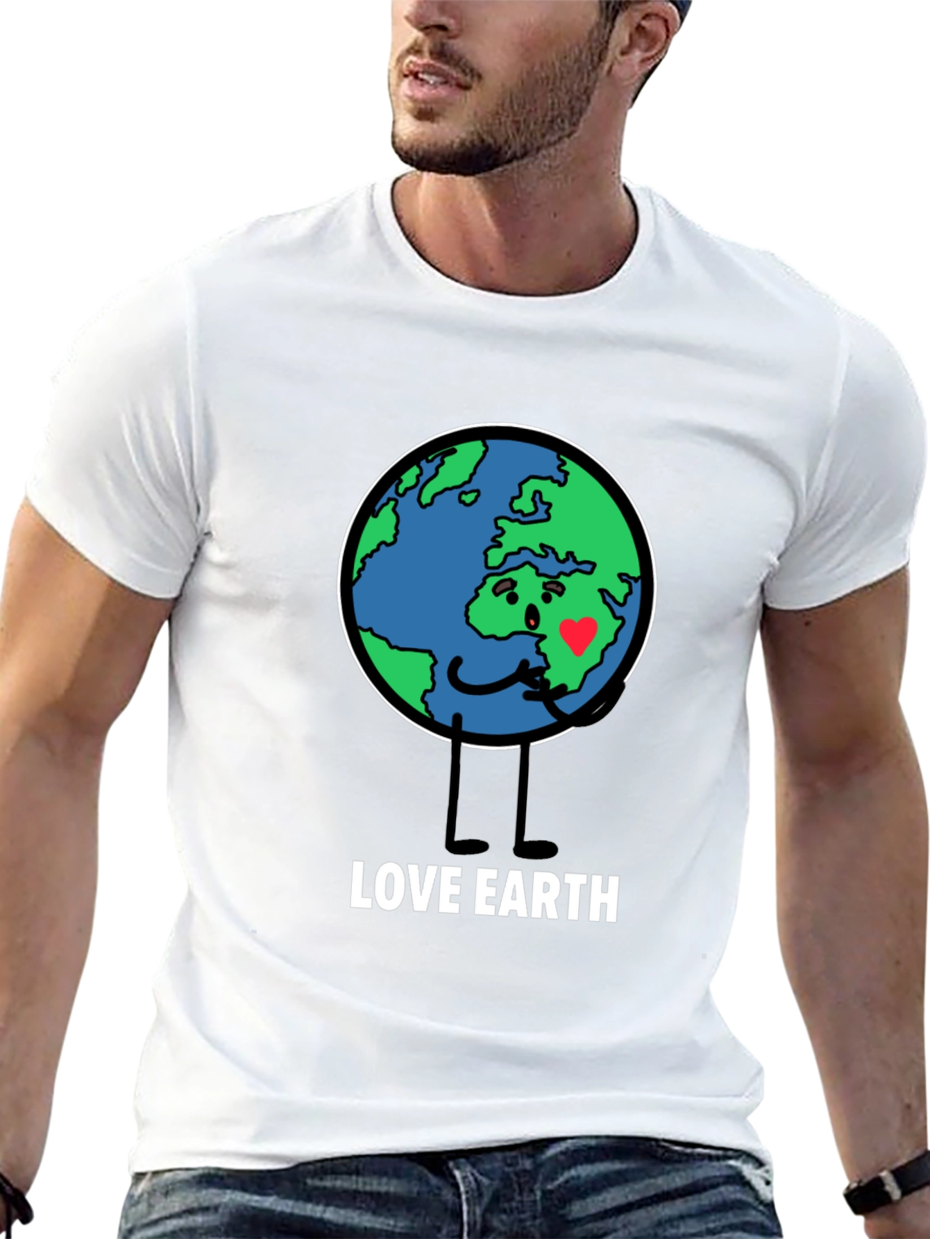 Love Earth Graphic Tee - Black