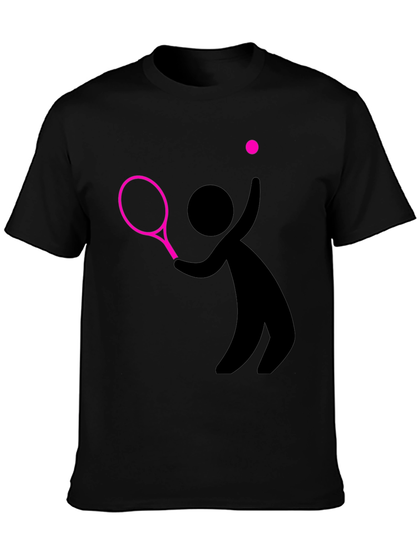 Tennis Player Graphic Tee - Serve Up Style